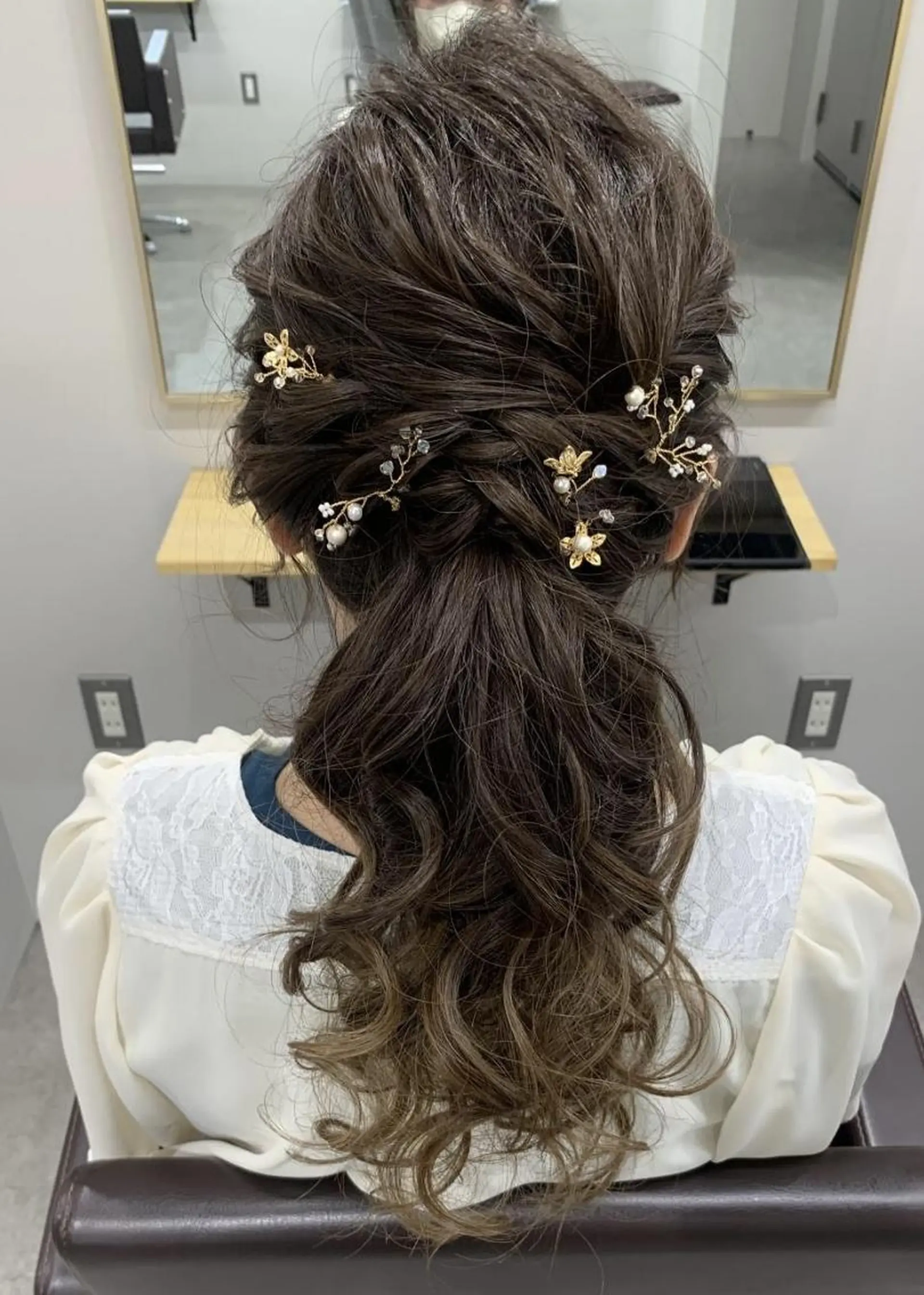 ヘアアレンジ セミロング ✨【公式】 Lig.横浜✨のヘアスタイル