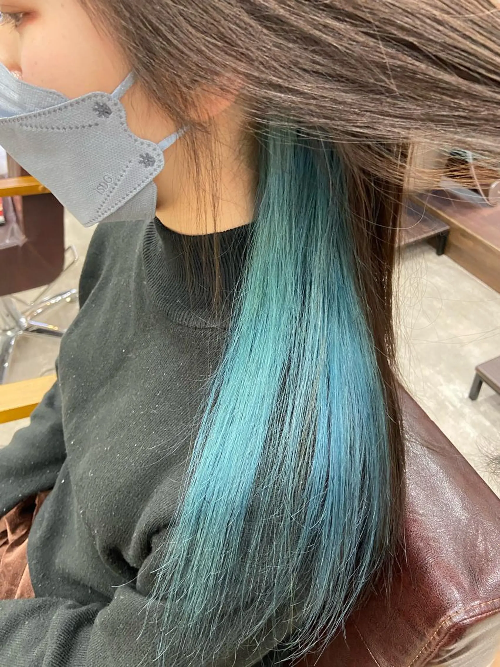 ロング カラー バレイヤージュ ブリーチ ケアブリーチ ダブルカラー グラデーションカラー ヘアカラー memento 斎藤大覚のヘアスタイル