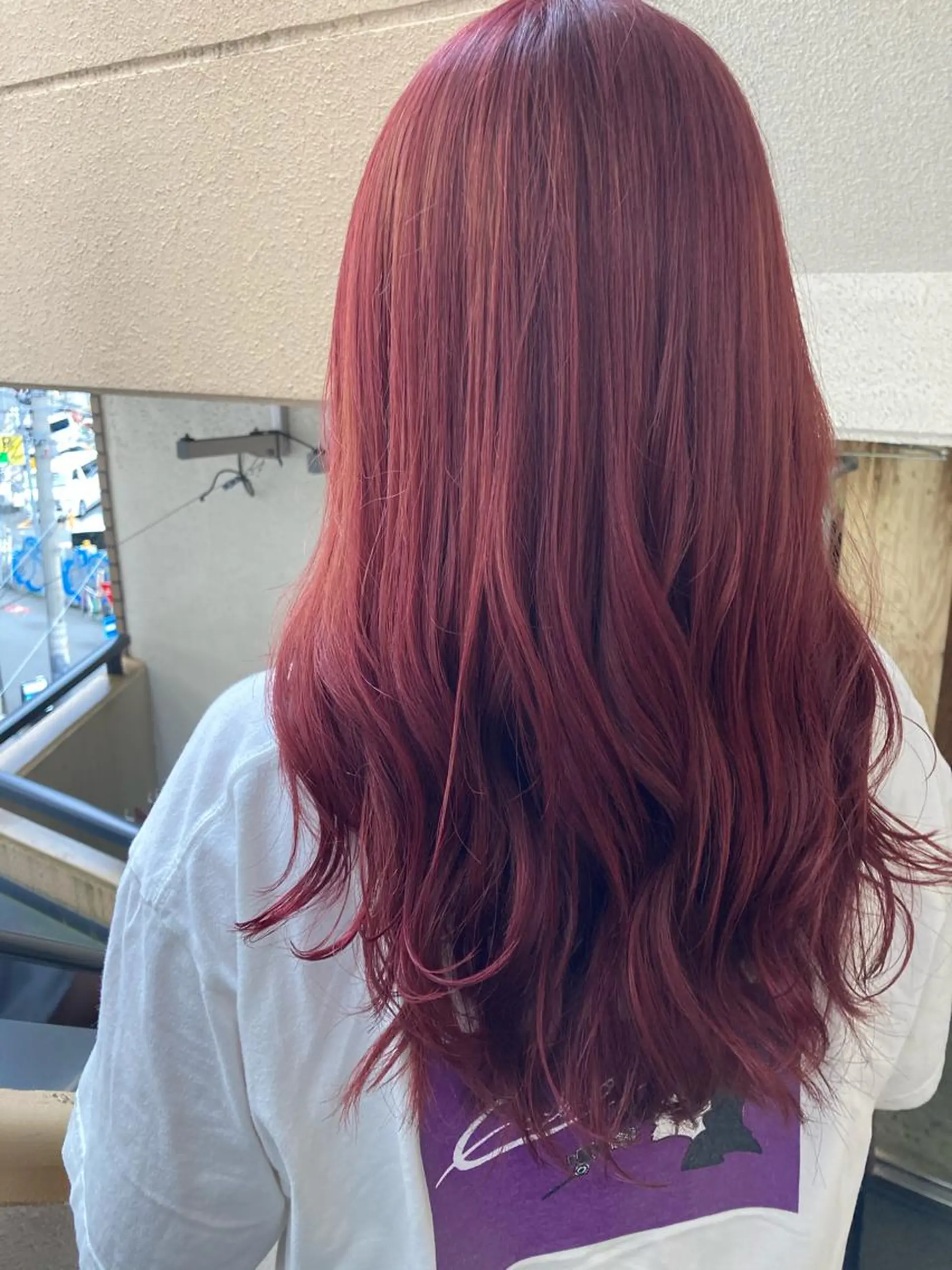 ロング カラー ピンクカラー カット ヘアカラー トリートメント 🌸髪質改善特化🌸 店長　ゆうやのヘアスタイル