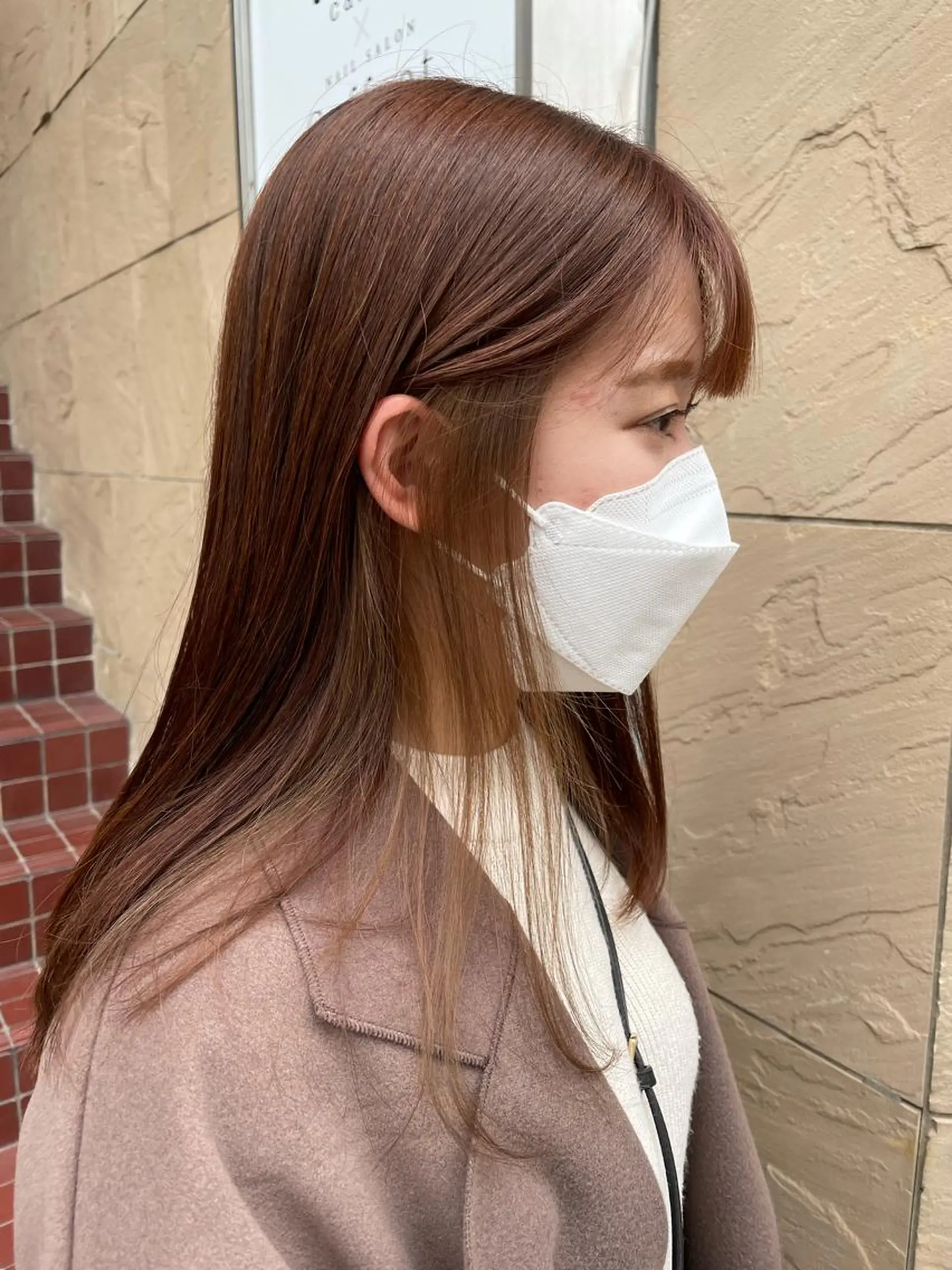 セミロング 天王寺ハイトーン rinkaのヘアスタイル