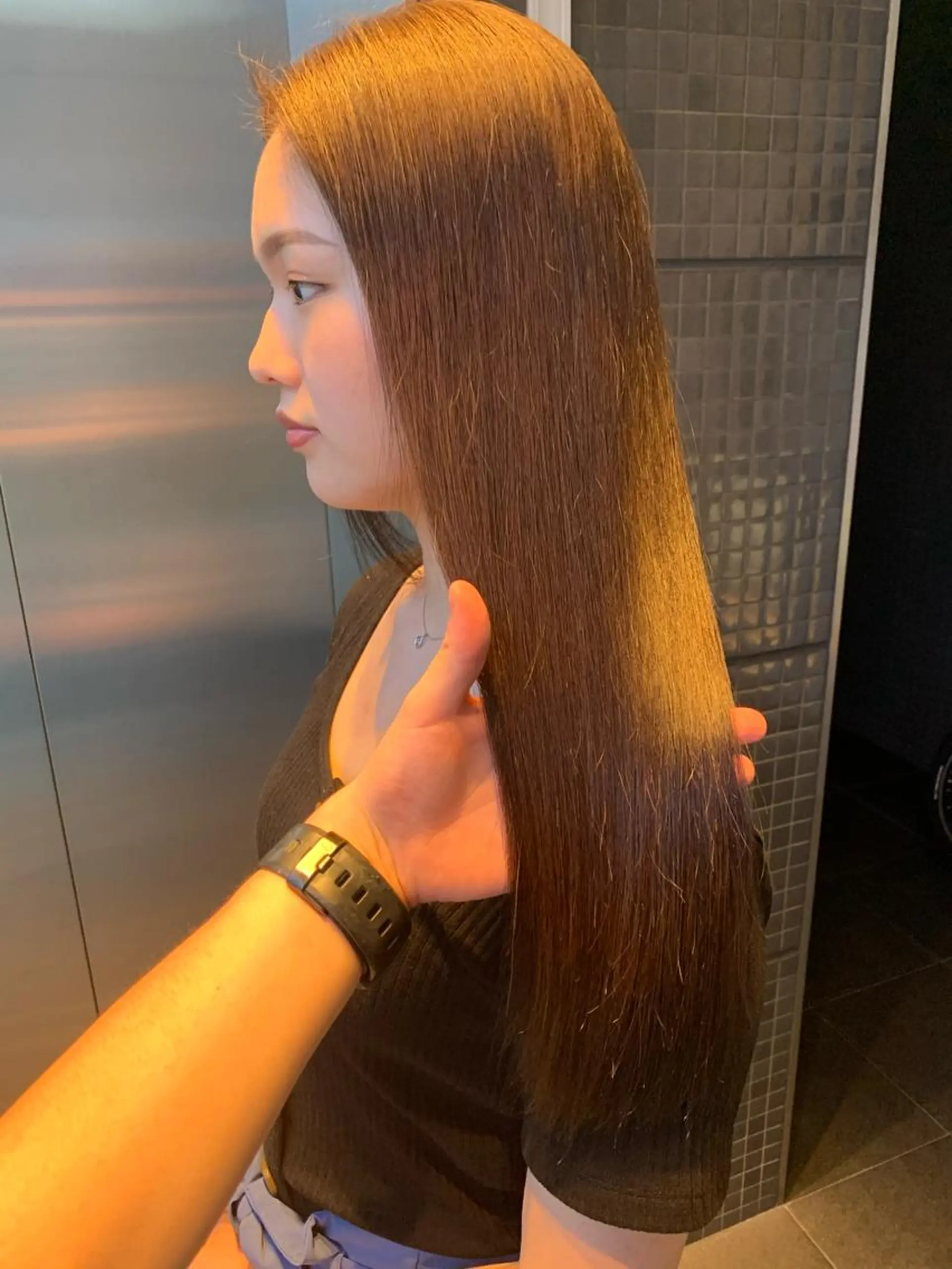 ロング カラー トリートメント 髪質改善サロン 心斎橋ARCHEのヘアスタイル