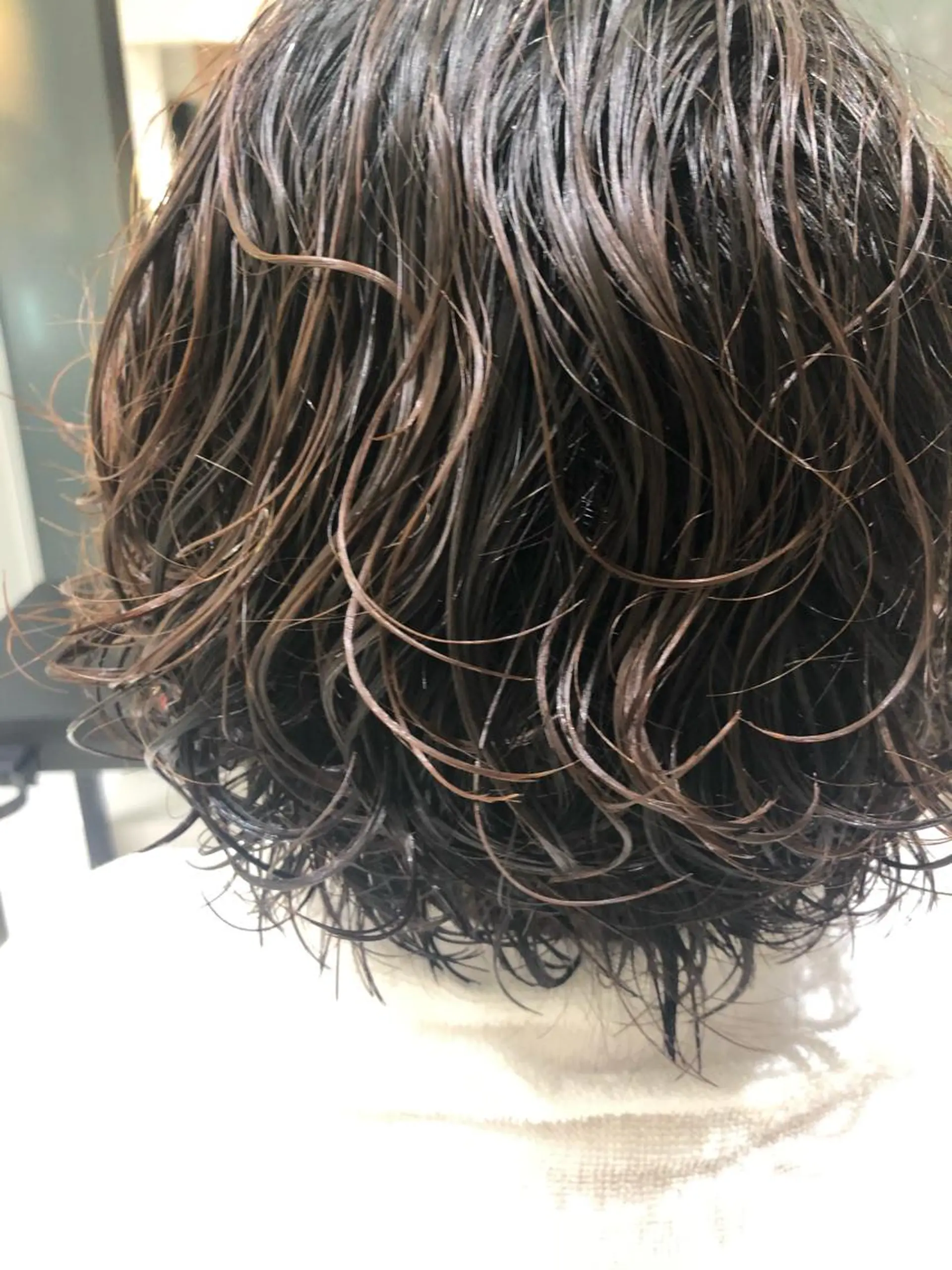 ショート パーマ カット パーマ 河井 史織のヘアスタイル