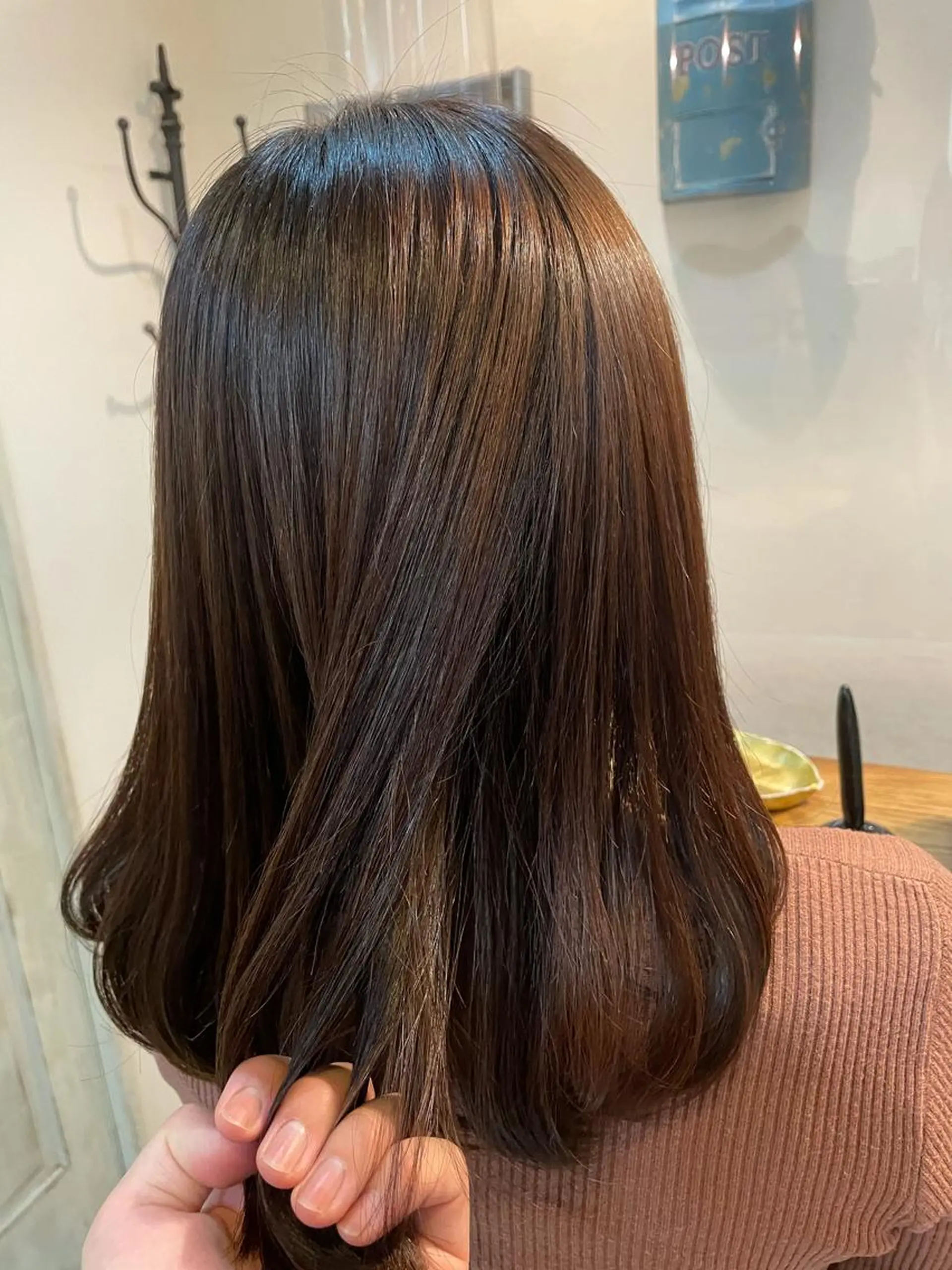 セミロング カット ヘアカラー トリートメント little×PORTO sannomiya所属・福田 ジュンキのヘアスタイル