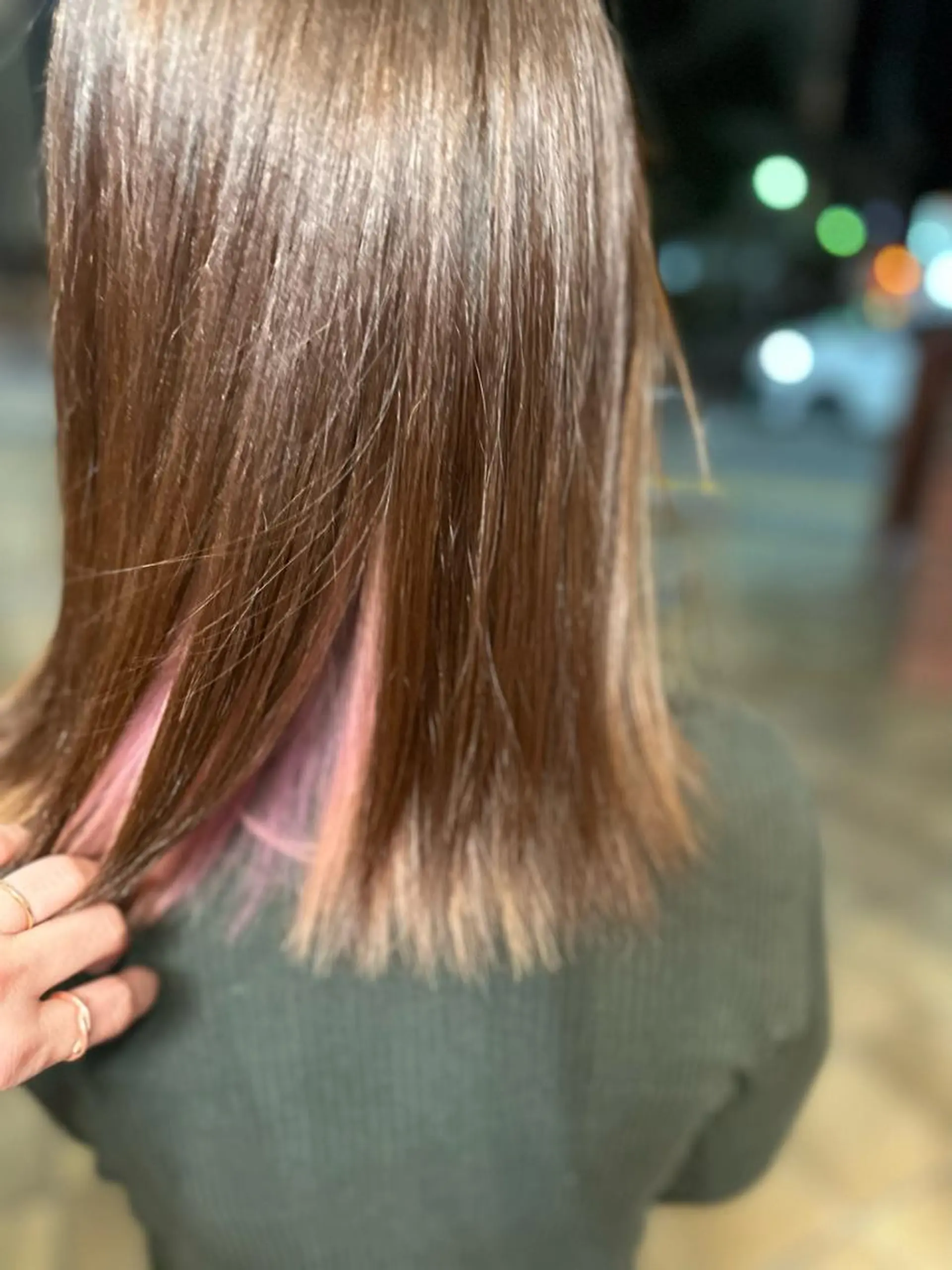 ミディアム ヘアカラー トリートメント 横山 千春のヘアスタイル