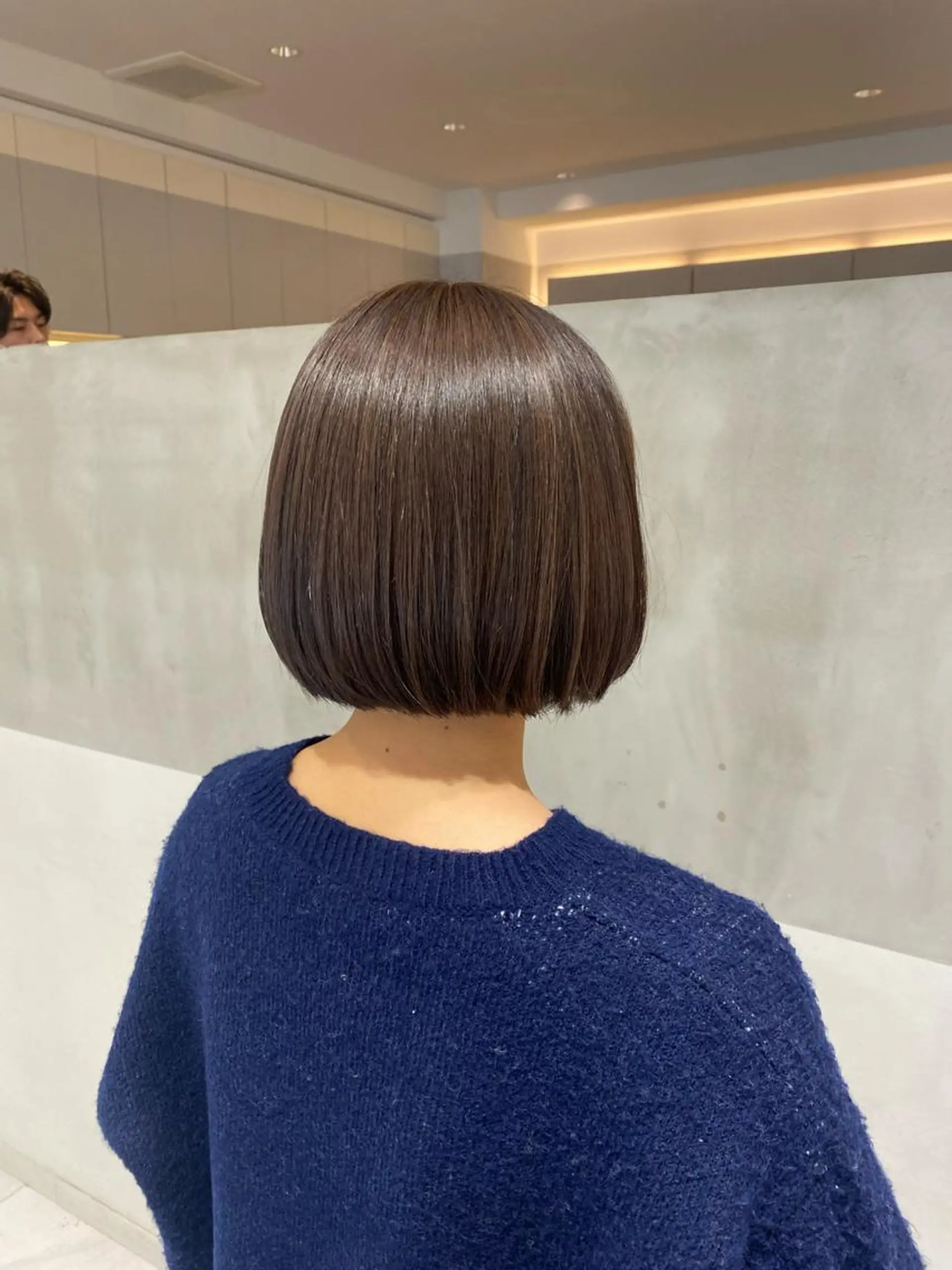 カラー ブラウンカラー マロンブラウン ボブ カット ヘアカラー トリートメント ヘアセット ナチュラル/韓国💎 haruka 💎のヘアスタイル