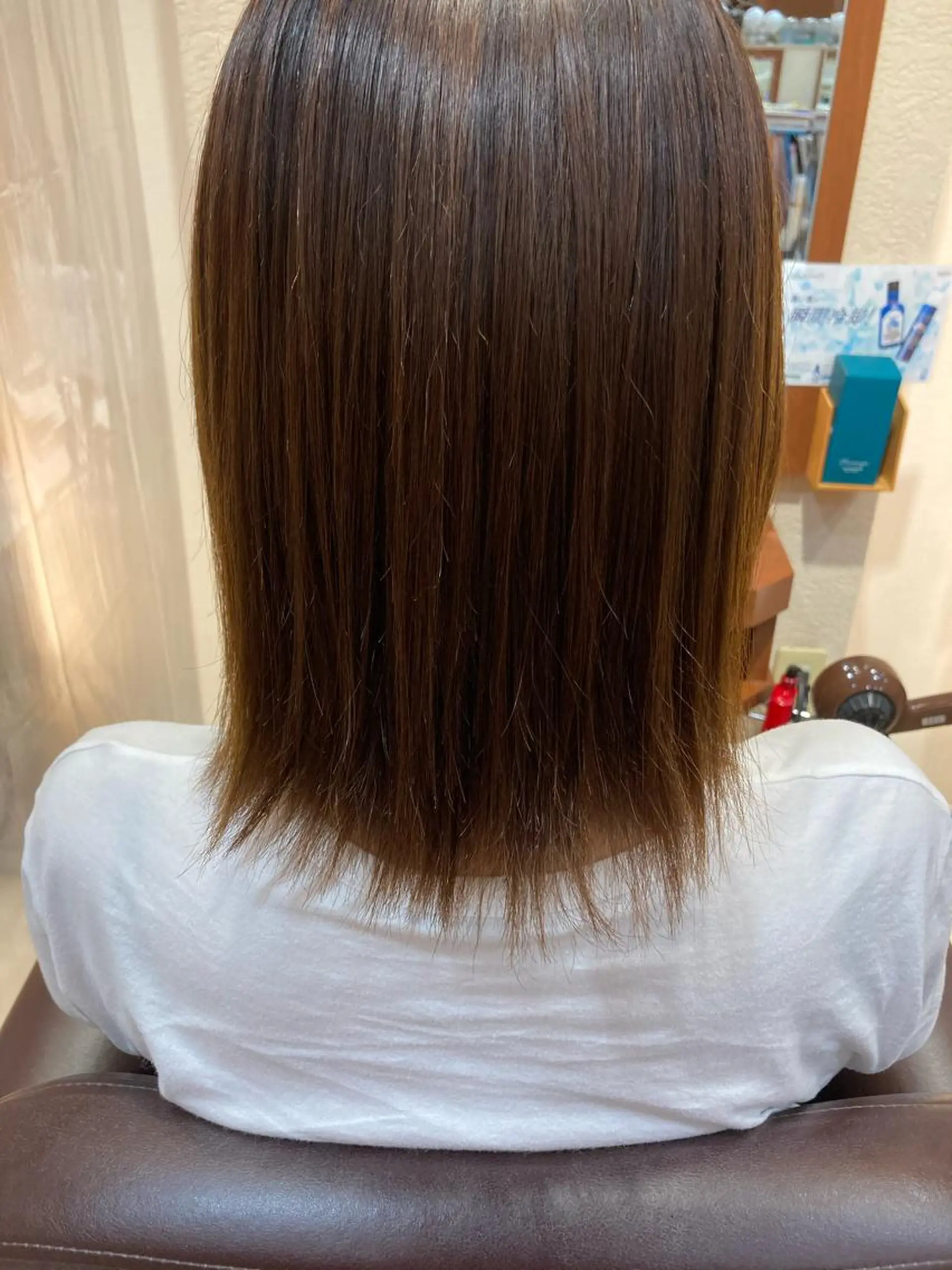 ミディアム 髪質改善/透明感 カラー/内藤有須加のヘアスタイル