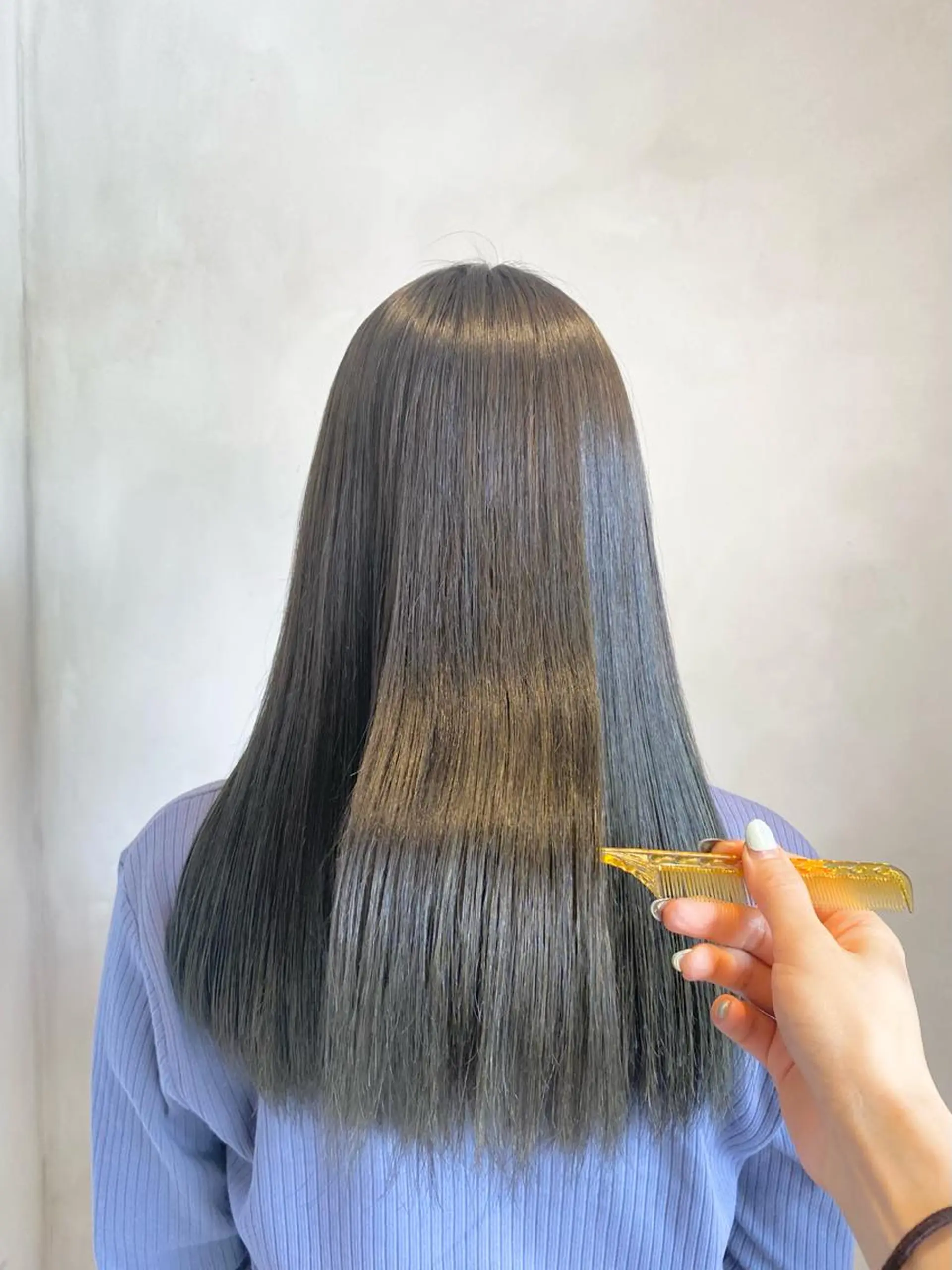 ロング カット ヘアカラー トリートメント motel所属・モデルや芸能人も通う ✨マンツーマンサロンのヘアスタイル