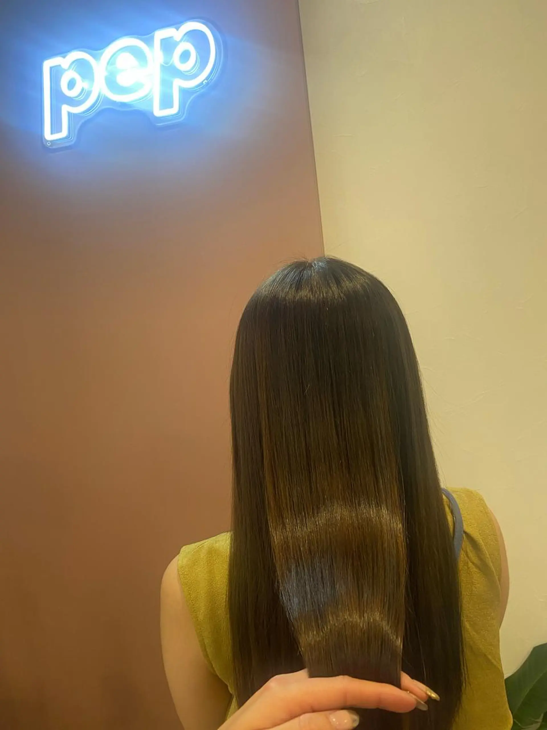 ロング カラー カット ヘアカラー pep所属・pep natsumiのヘアスタイル