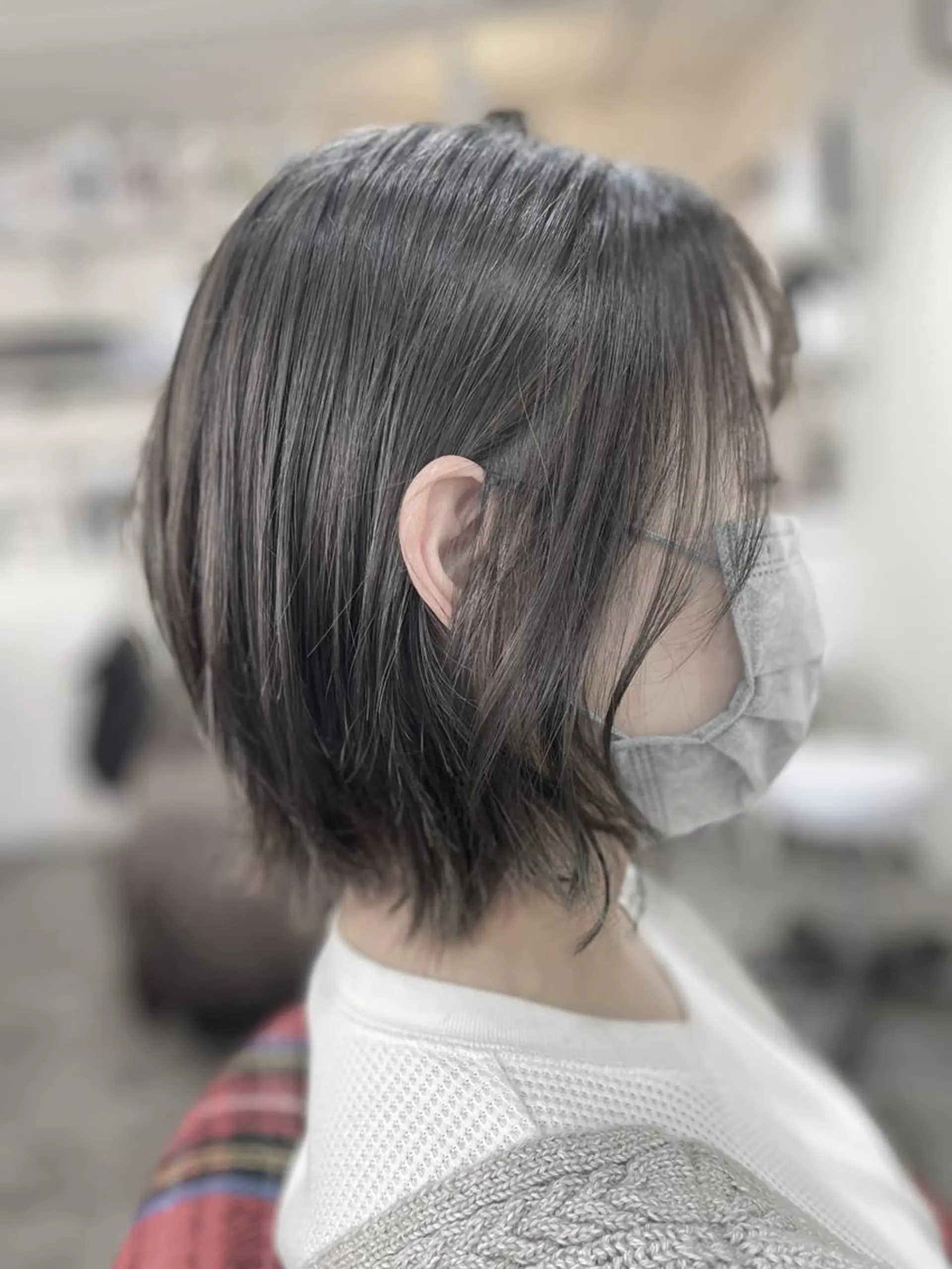 ショート パーマ ヘアカラー トリートメント 店長 佐藤のヘアスタイル