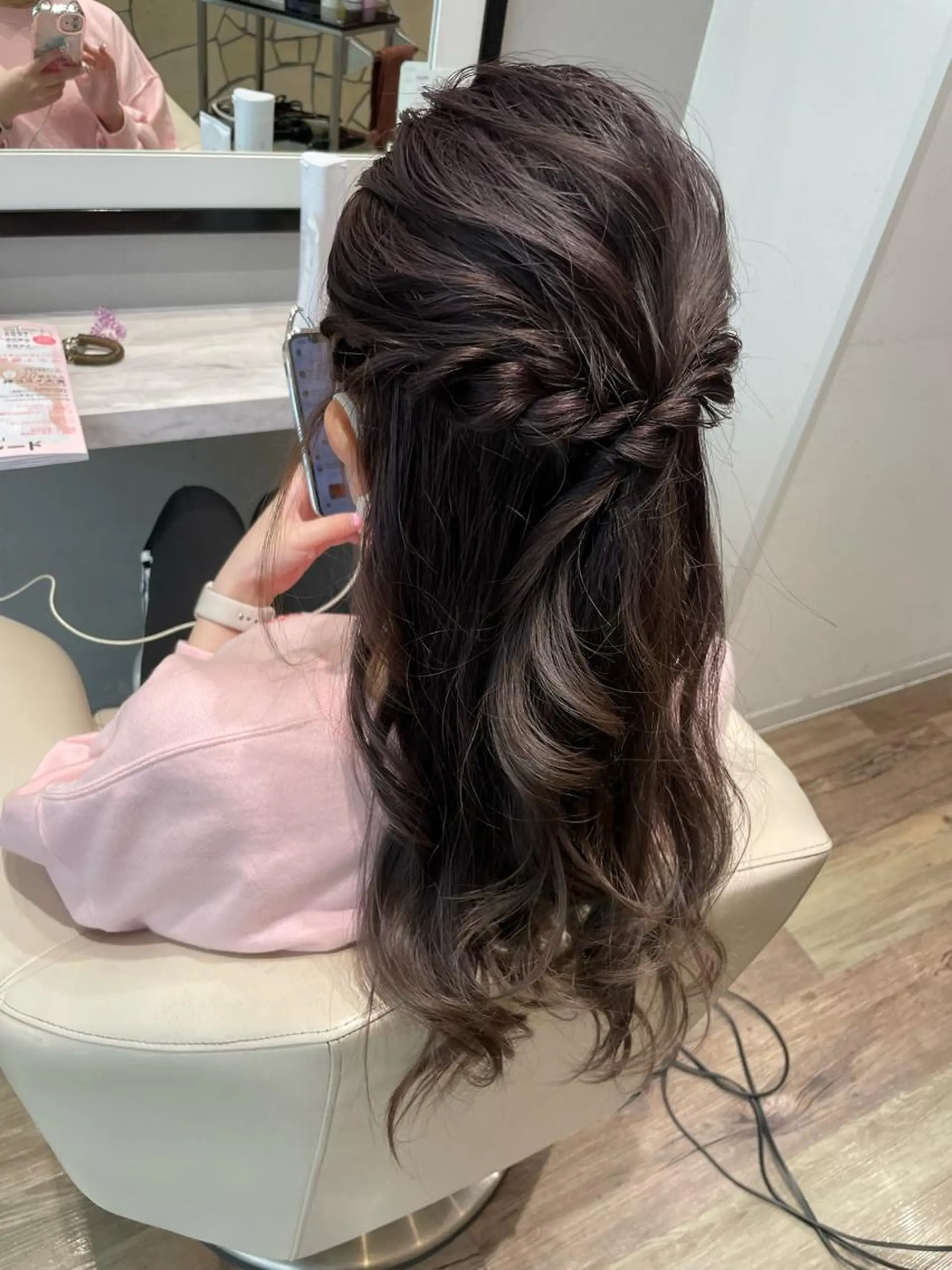 ロング ヘアアレンジ k-twoたき✨艶感 カラー／美髪矯正のヘアスタイル