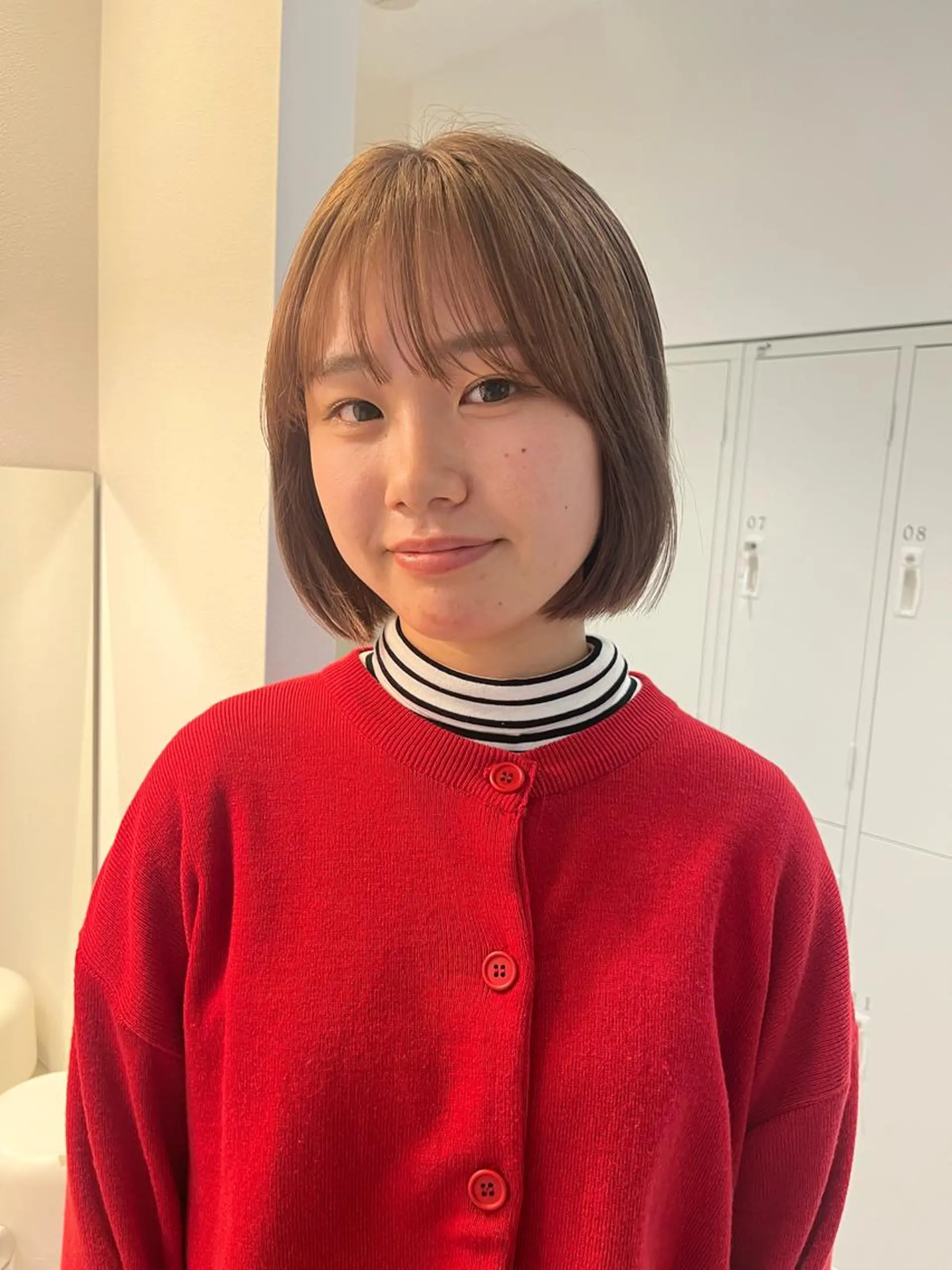 ショート カラー ボブ ヘアカラー トリートメント SOYON 🤍CHIZU🤍.のヘアスタイル