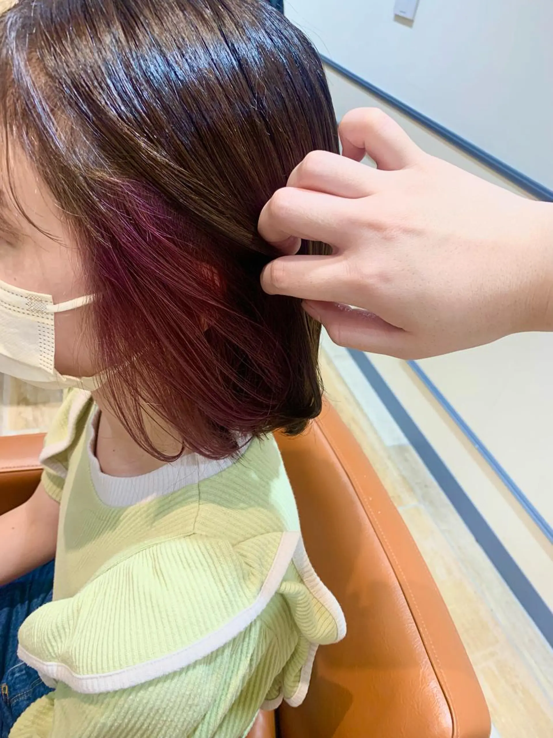 カラー ヘアカラー 須藤 向日葵のヘアスタイル