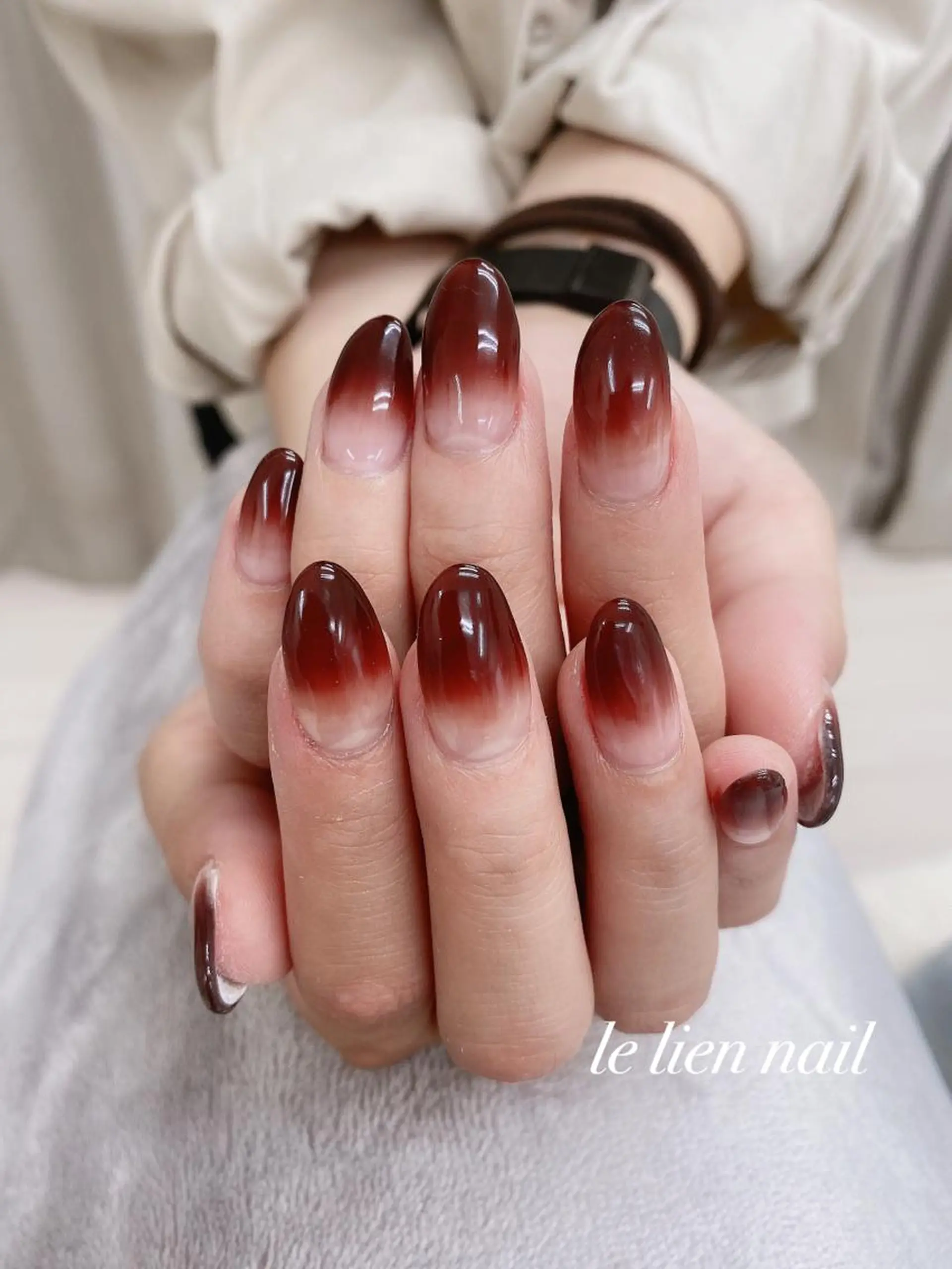 ネイル グラデーション ハンドネイル le lien nailのネイルデザイン