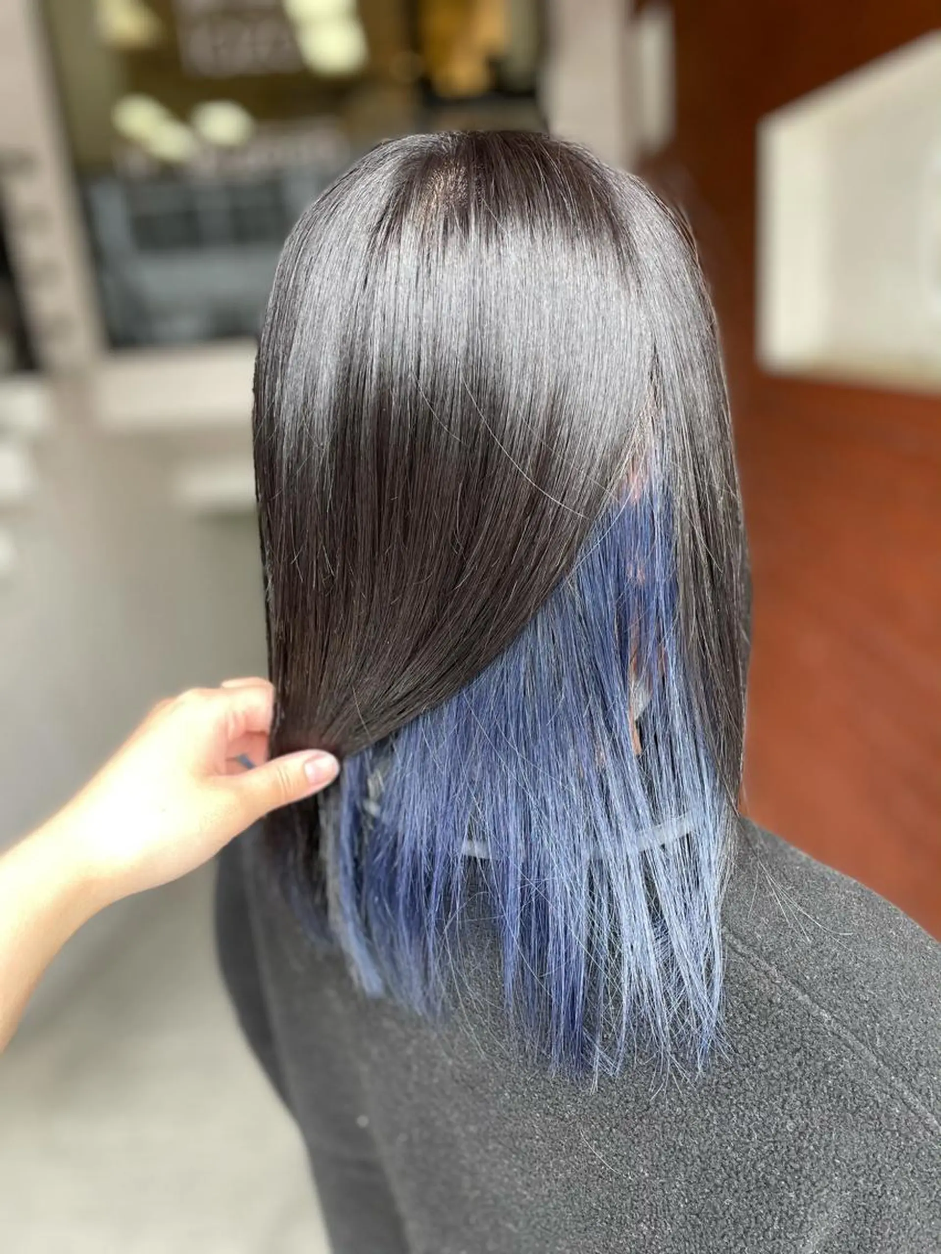 セミロング カラー ヘアカラー トリートメント IORI #韓国ヘア#髪質改善のヘアスタイル