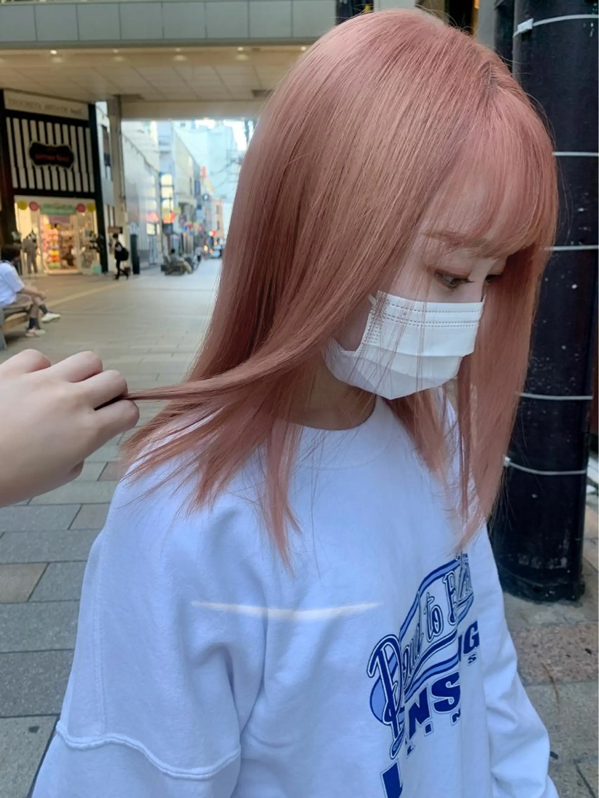 セミロング カラー ヘアアレンジ ブリーチなし/ レイヤー🌿runaのヘアスタイル