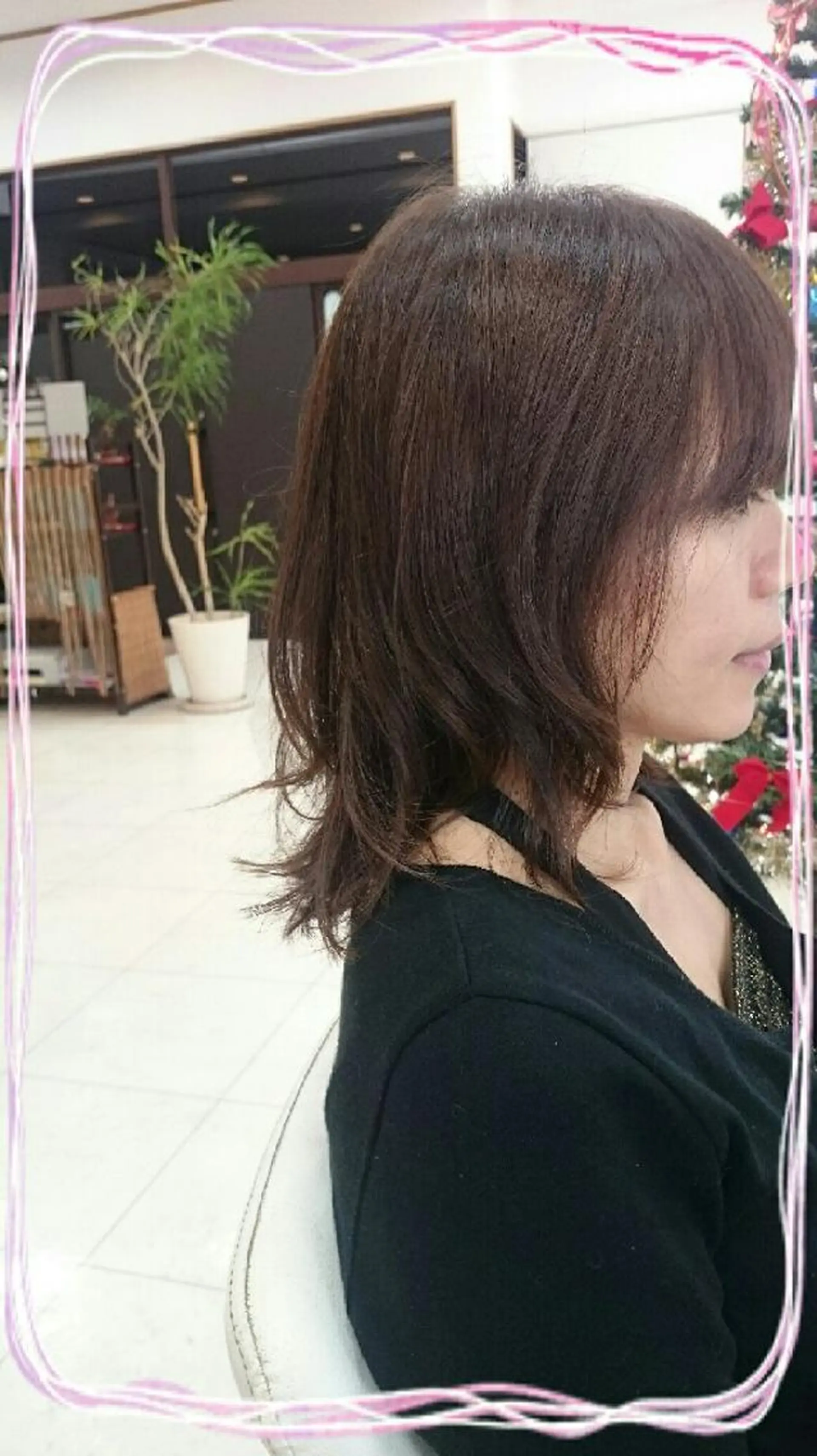 ミディアム キンジョウ エナミのヘアスタイル