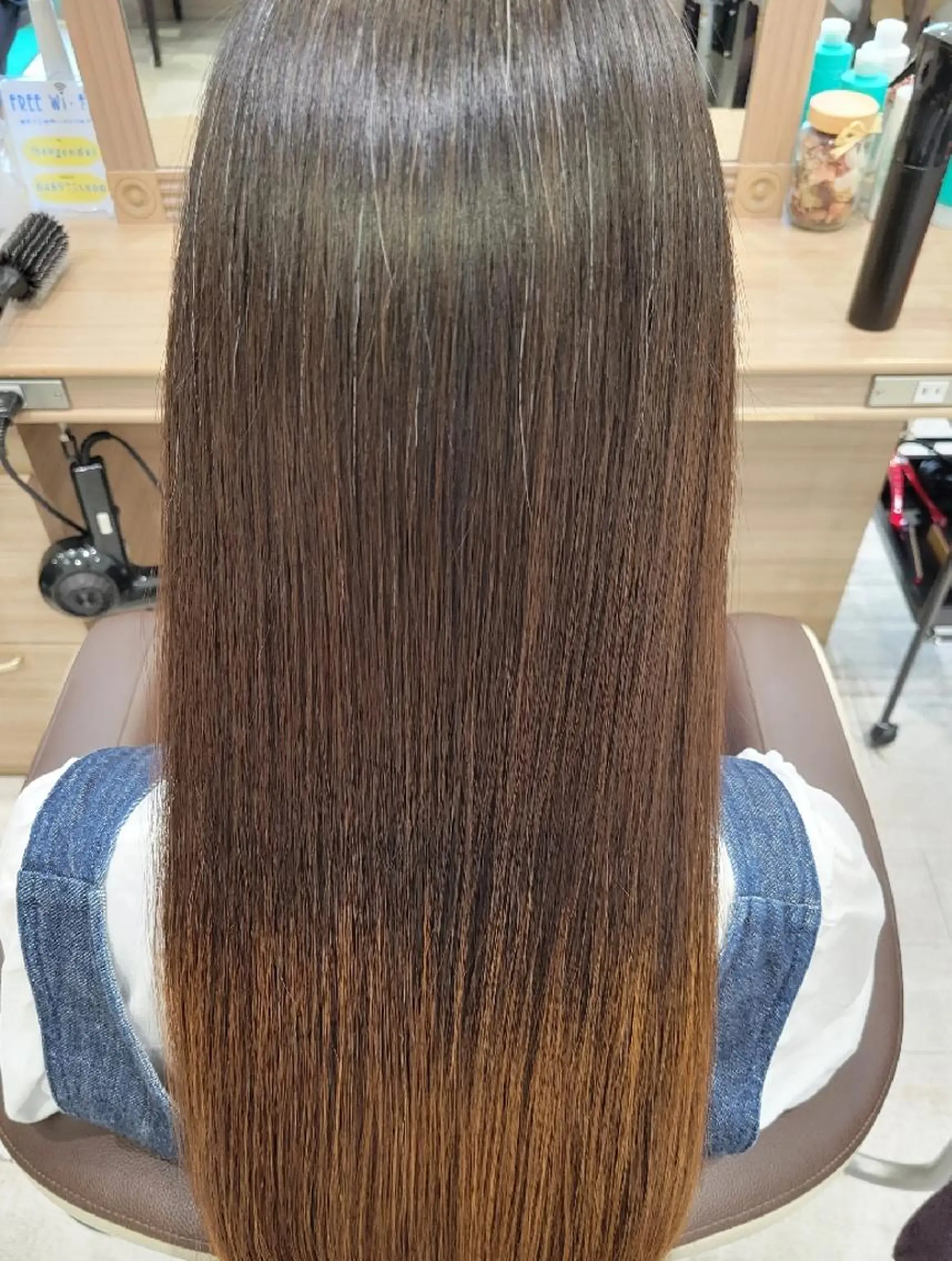 ロング 縮毛矯正 トリートメント 宮本 秀人のヘアスタイル