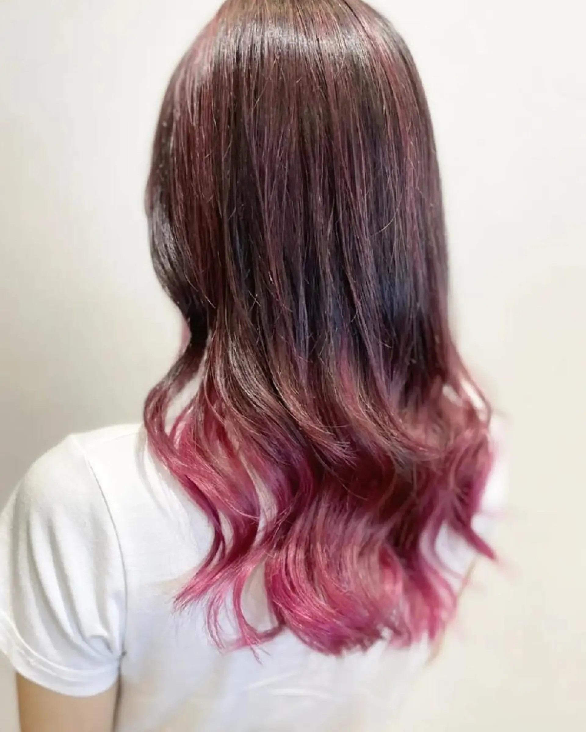 カラー ロング ヘアカラー ma cherie 三浦直美のヘアスタイル