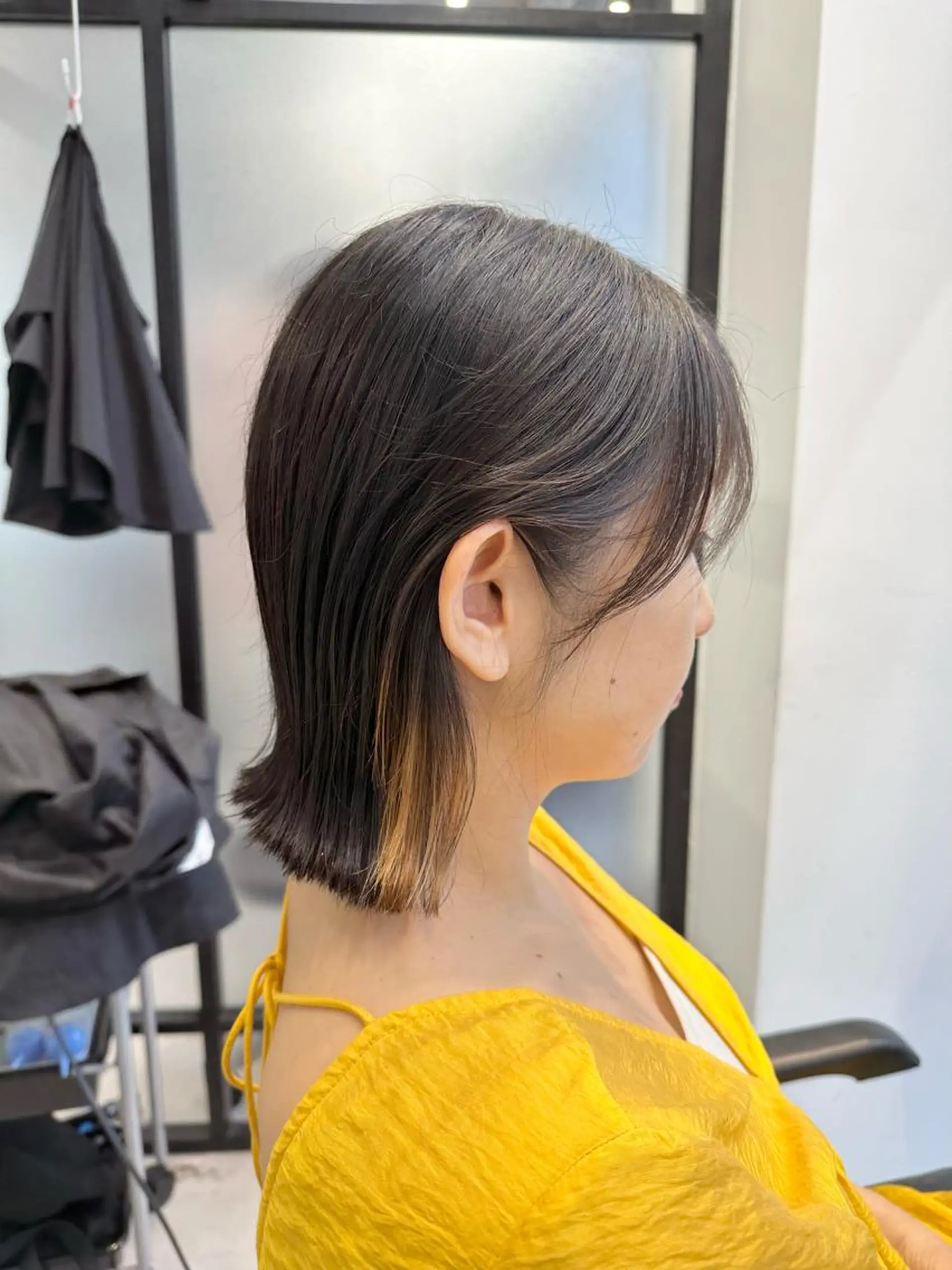ミディアム SALOWIN心斎橋Suite店所属・ブリーチ毛にもできる 縮毛矯正OJIROのヘアスタイル