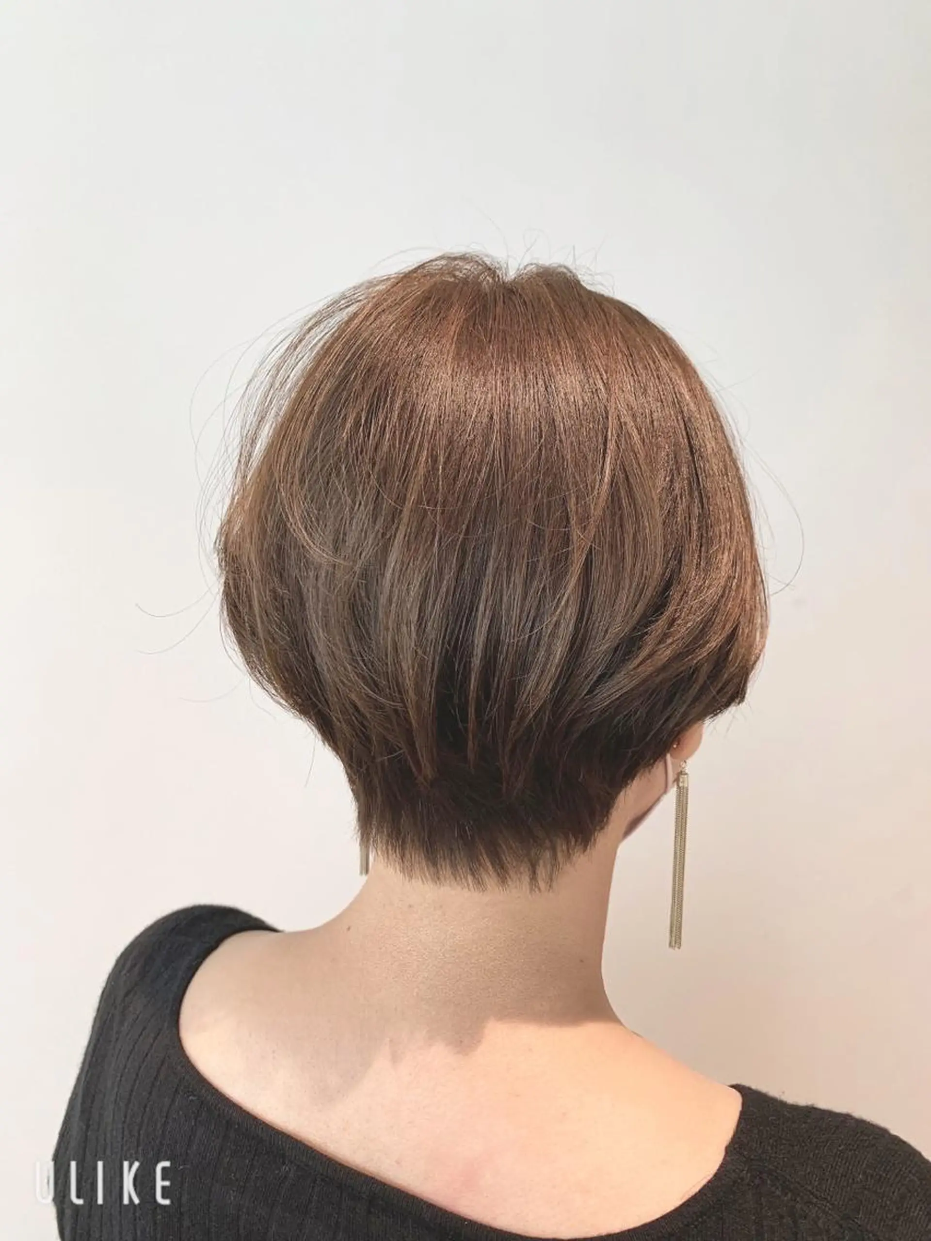 ミディアム カラー GO TODAY SHAiRE SALON 梅田店所属・柔らかくすみカラー ボブ/ショートのヘアスタイル