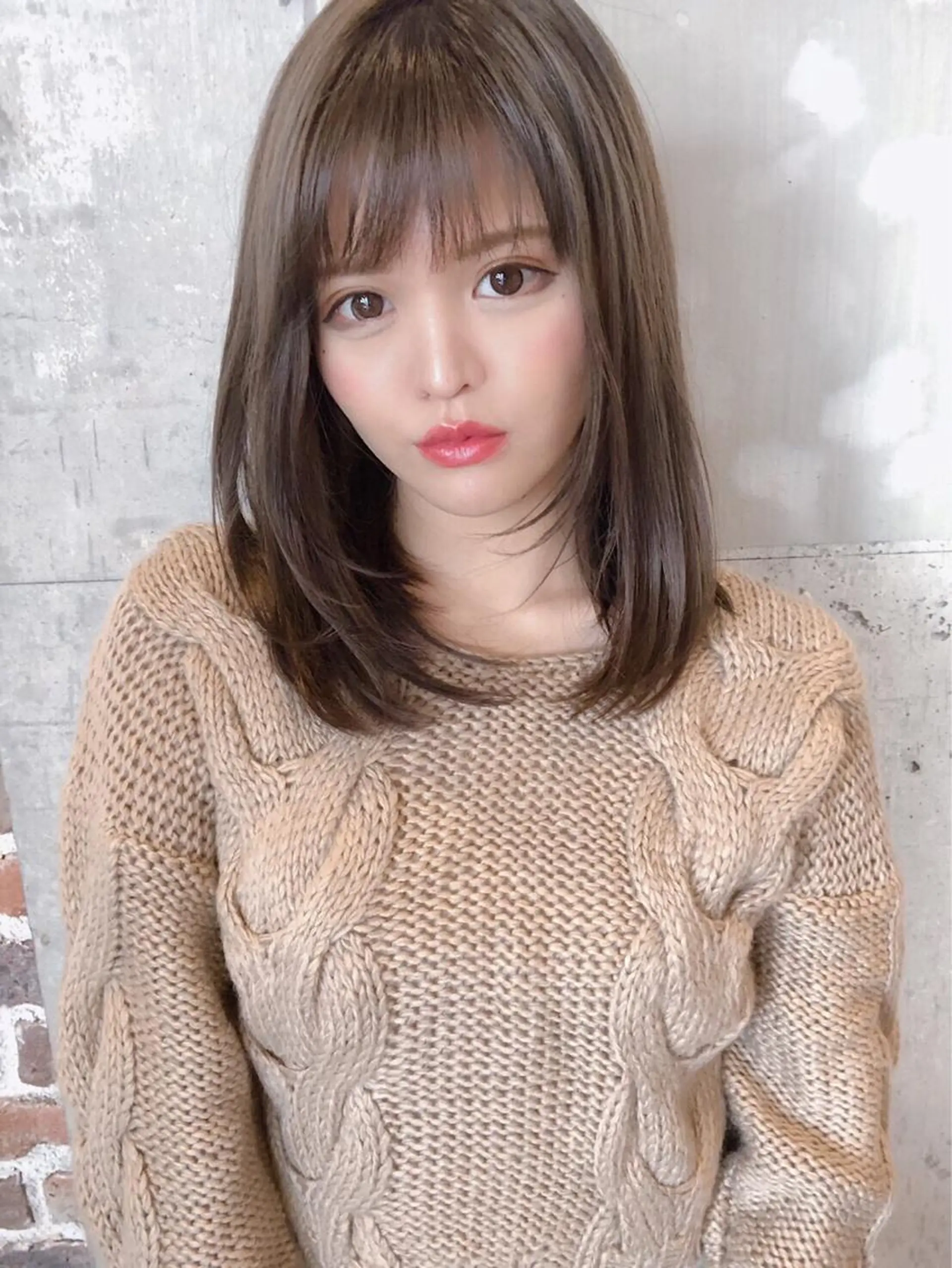 ミディアム LOMA🇰🇷 銀座クボタのヘアスタイル