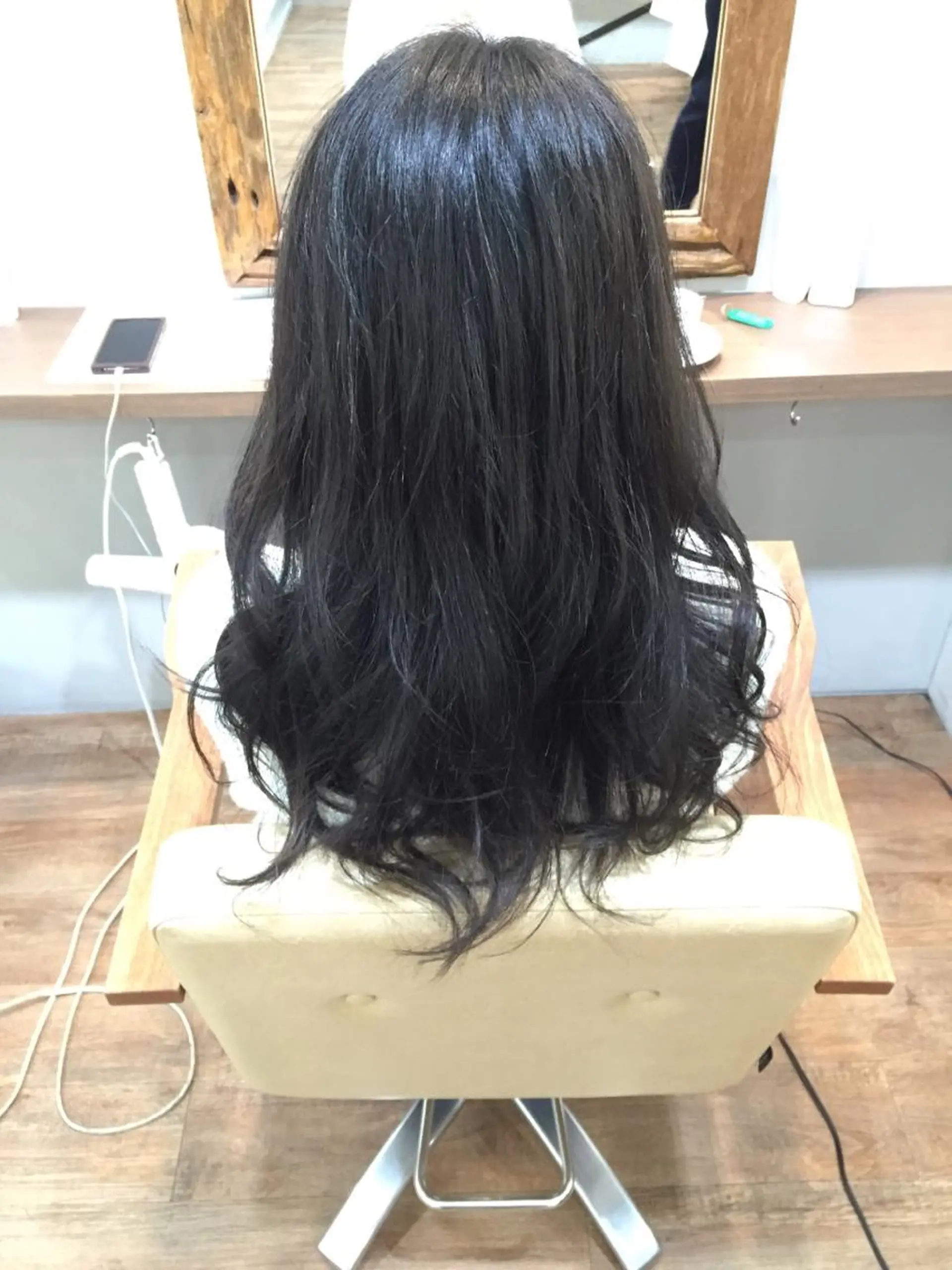 ロング カラー ヘアアレンジ ブルーカラー 透明感カラー ≫  𝟓 ¹/₄所属・mayo 🐄🌈のヘアスタイル