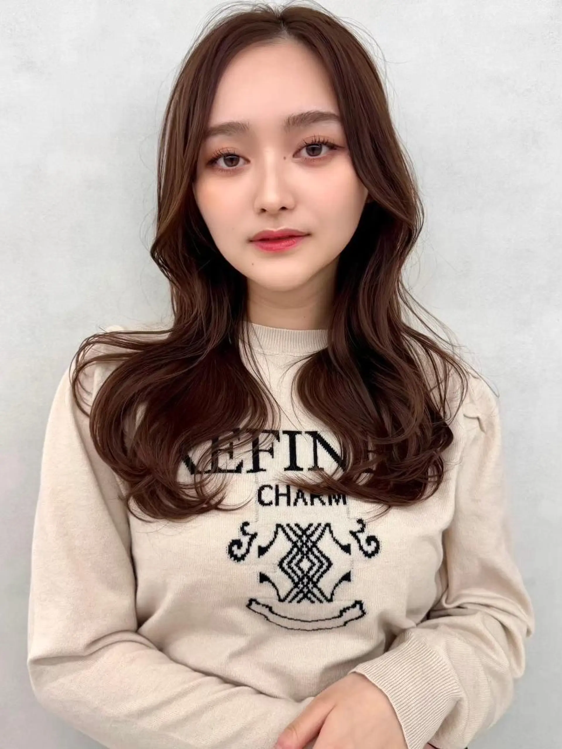 ロング レイヤーカット カット ヘアカラー トリートメント 🫧透明感・透け感 color/RYUのヘアスタイル