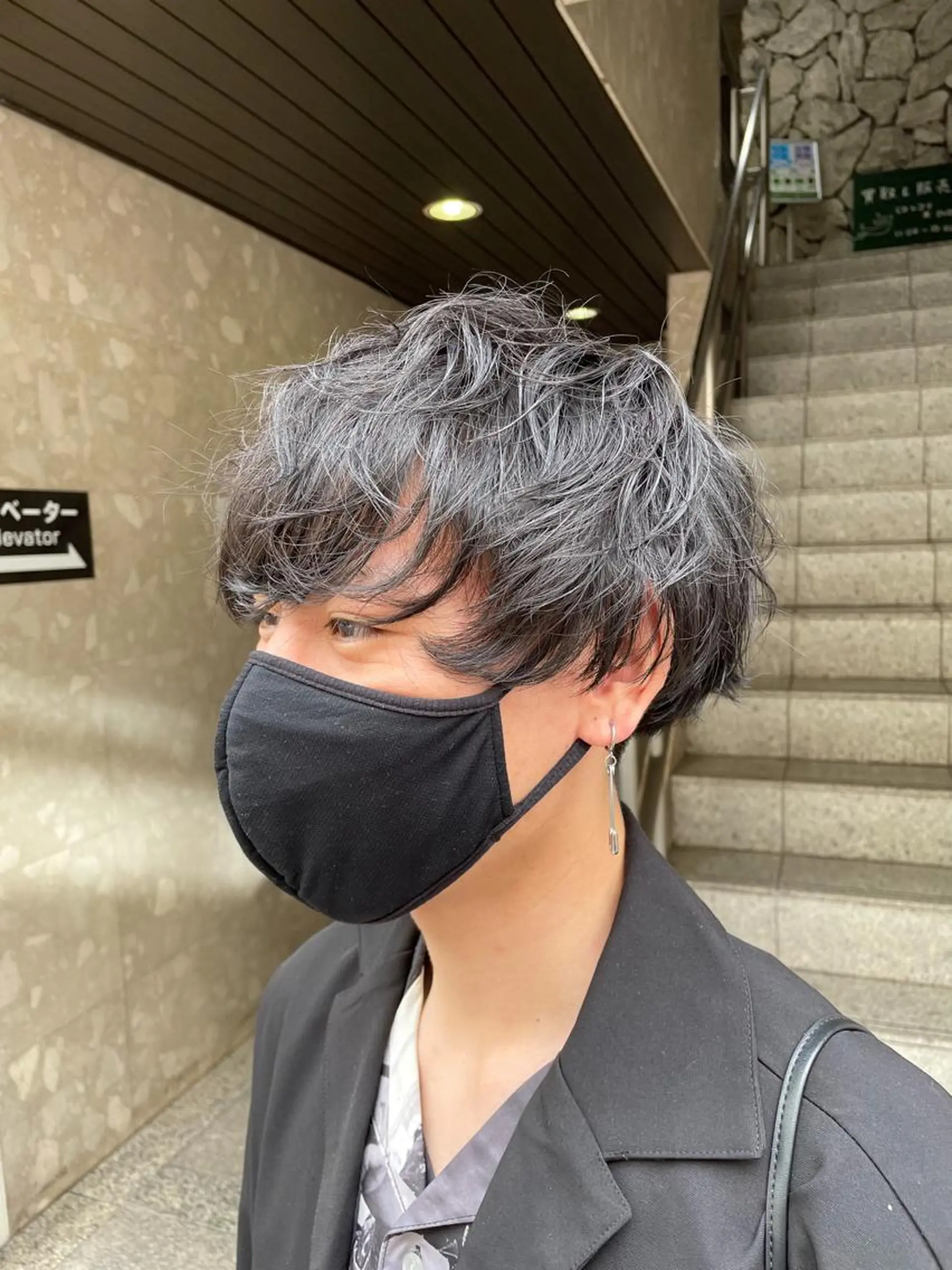 パーマ メンズ メンズパーマ スパイラルパーマ メンズ特化/パーマ 山口大輝のヘアスタイル