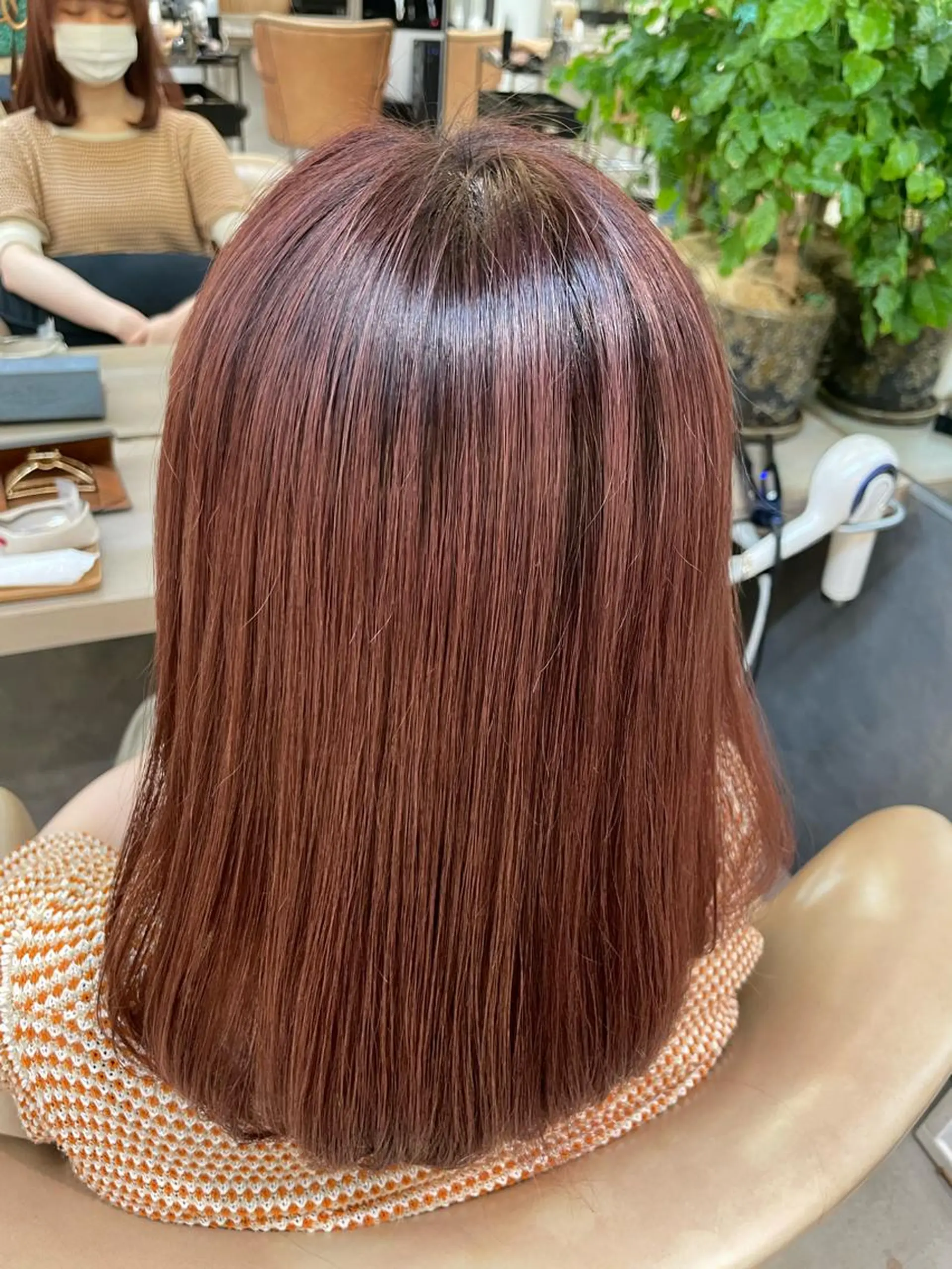 ミディアム 田中 陽菜乃のヘアスタイル
