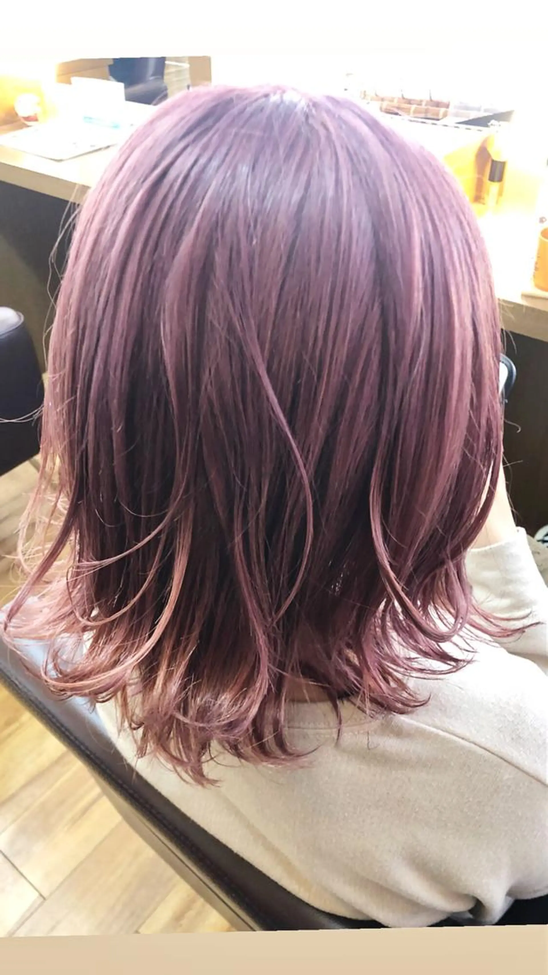 ショート カラー ヘアアレンジ ピンクカラー 髪質改善/美髪矯 正ヤマモトハルキのヘアスタイル