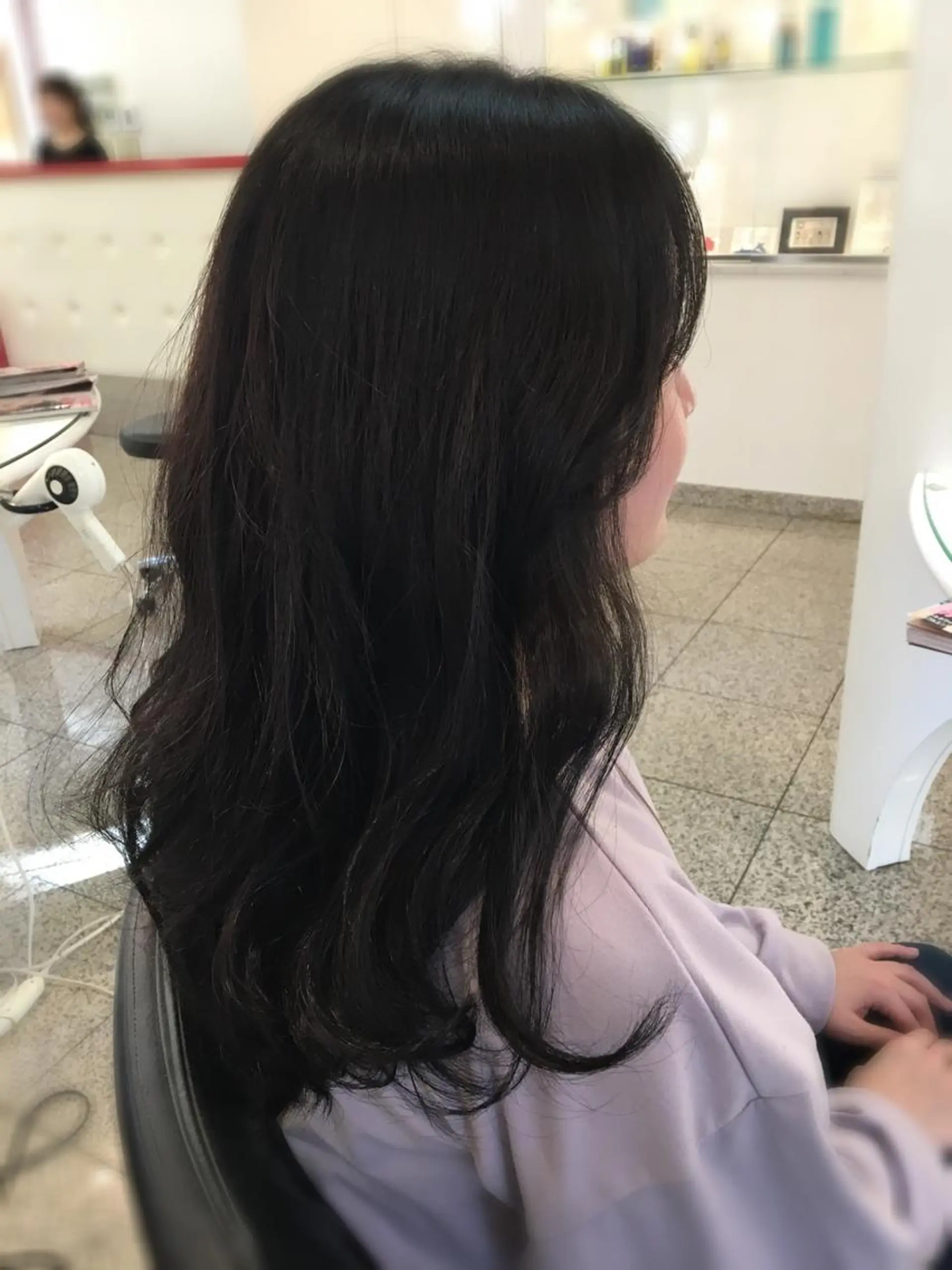 ロング カラー たなか ちあきのヘアスタイル