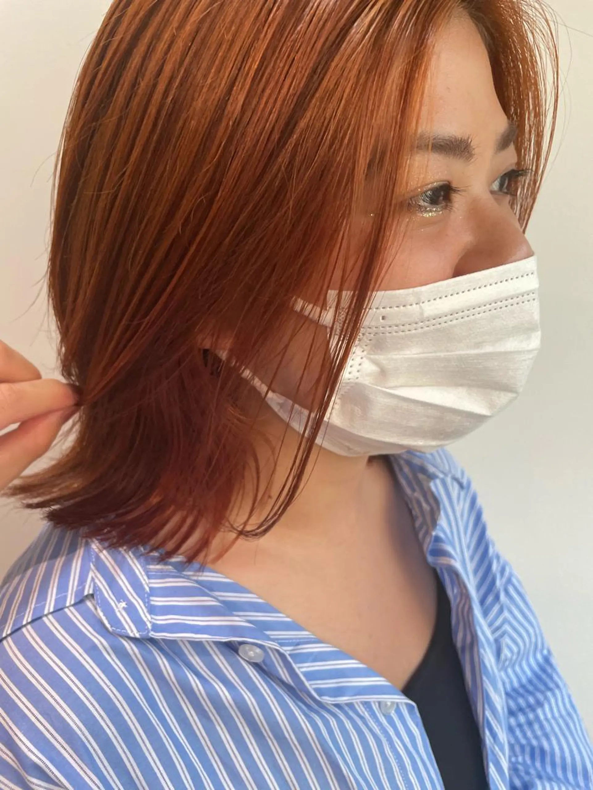 ミディアム カラー ボブ美容師 /馬場 翼のヘアスタイル