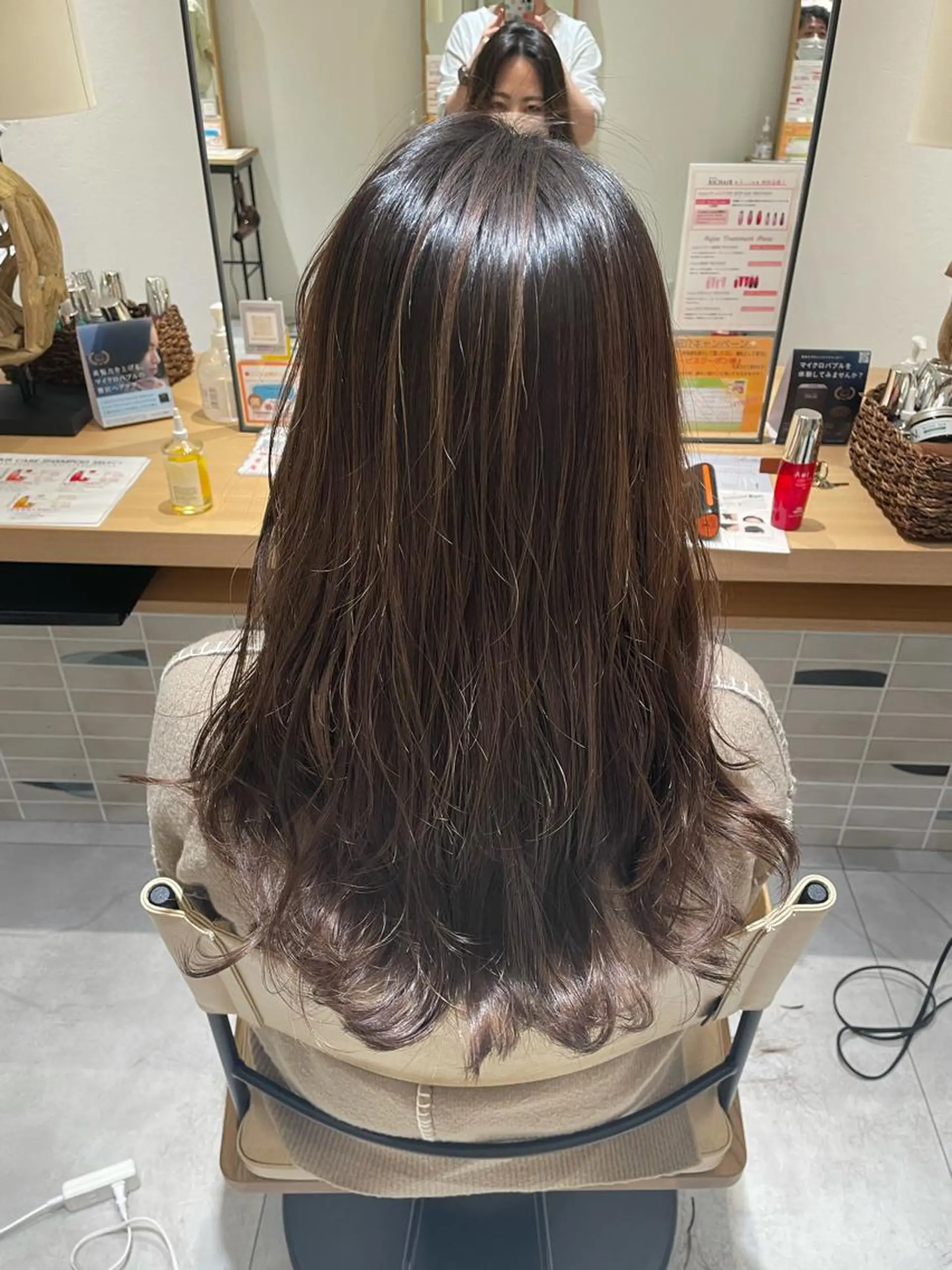 ロング カット 高木 櫻のヘアスタイル