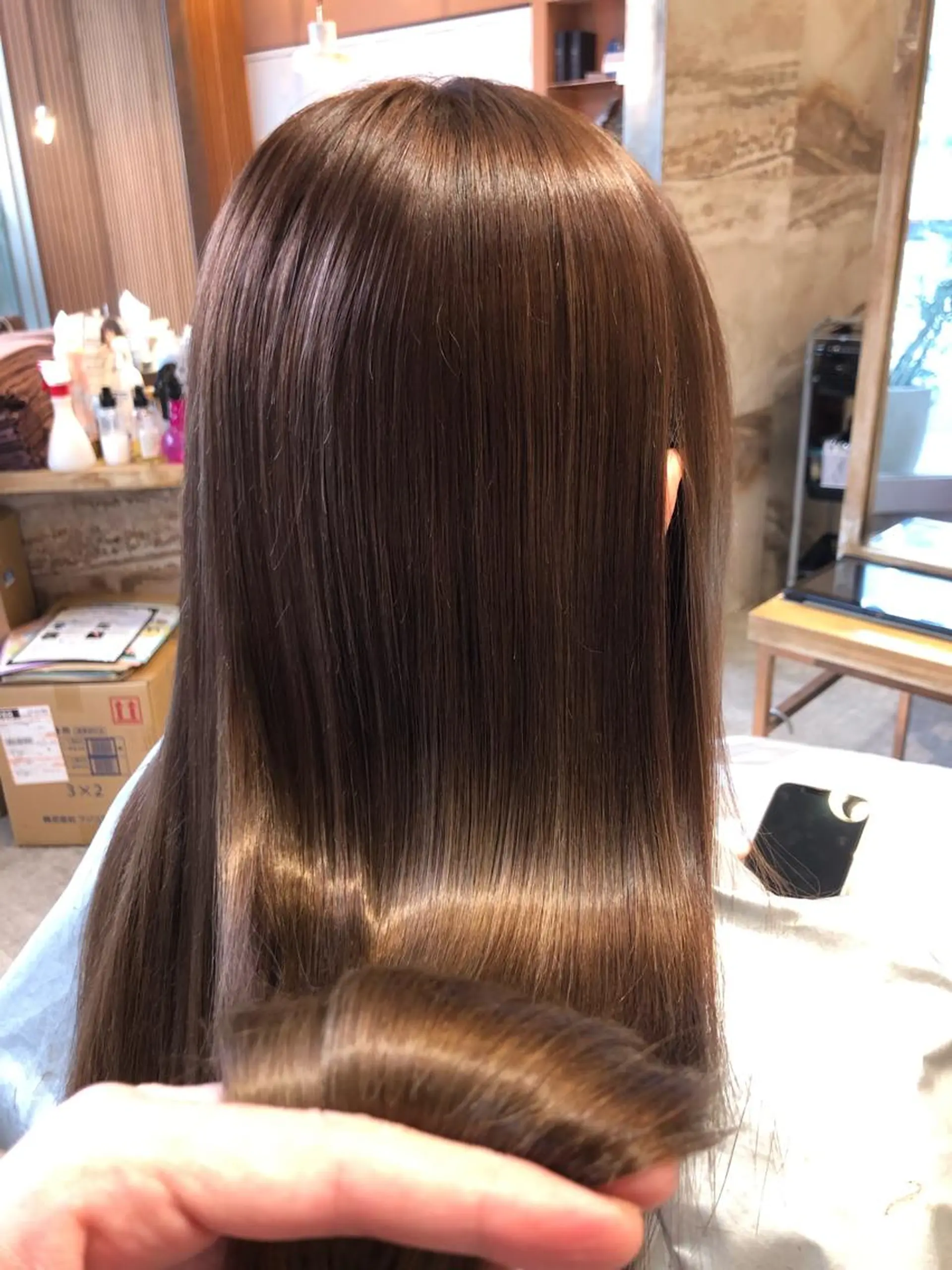 セミロング トリートメント カット ヘアカラー トリートメント 小山内 龍一郎 店長のヘアスタイル