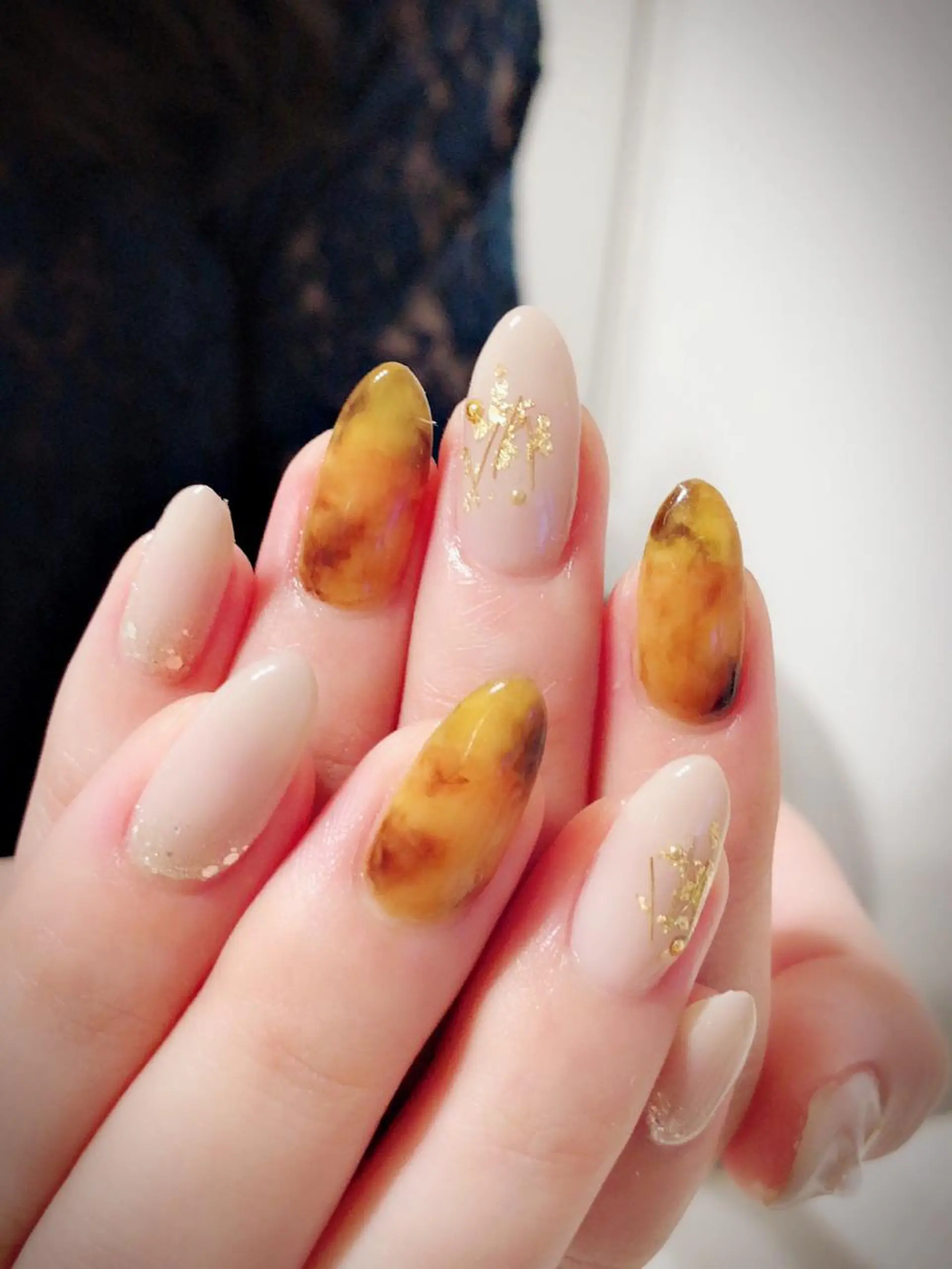 ネイル べっ甲ネイル ハンドネイル * haruのネイルデザイン