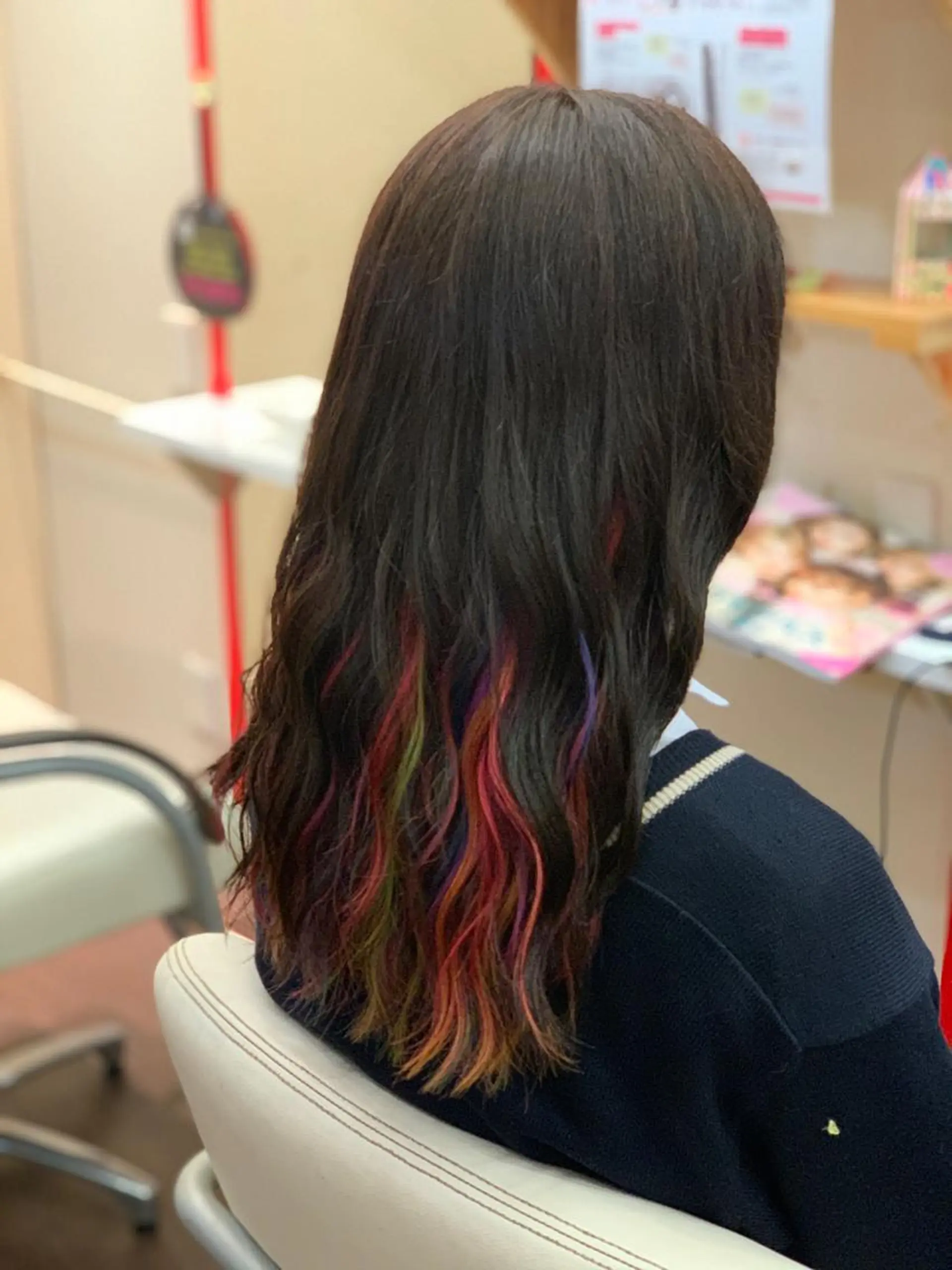ロング ヘアカラー たけい ゆうきのヘアスタイル