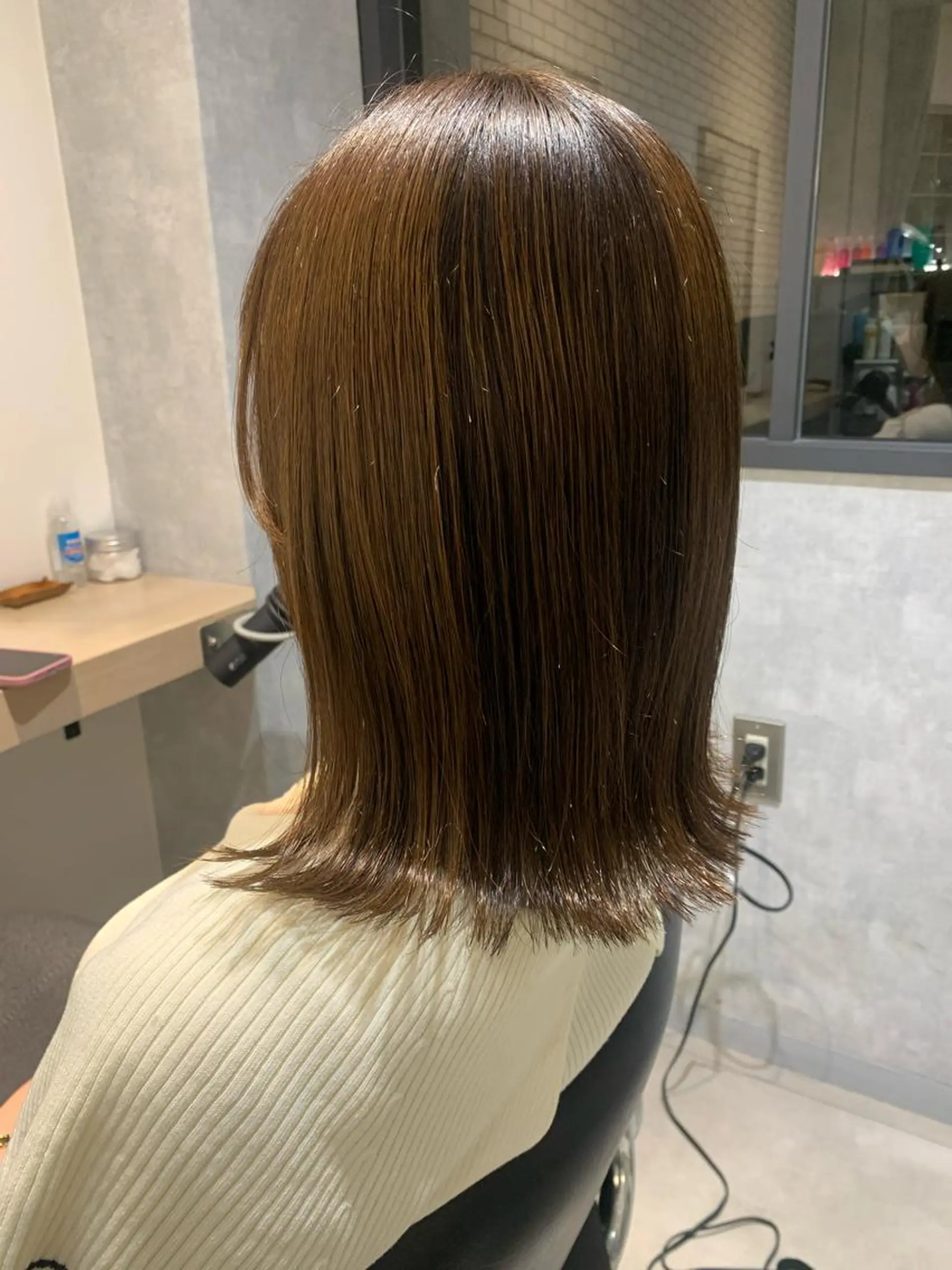 ミディアム カット クレハ :)のヘアスタイル