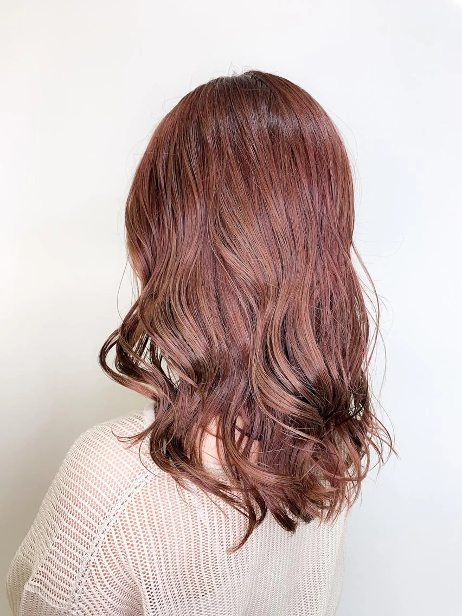 セミロング 大人透明感艶カラー 寺田稜のヘアスタイル