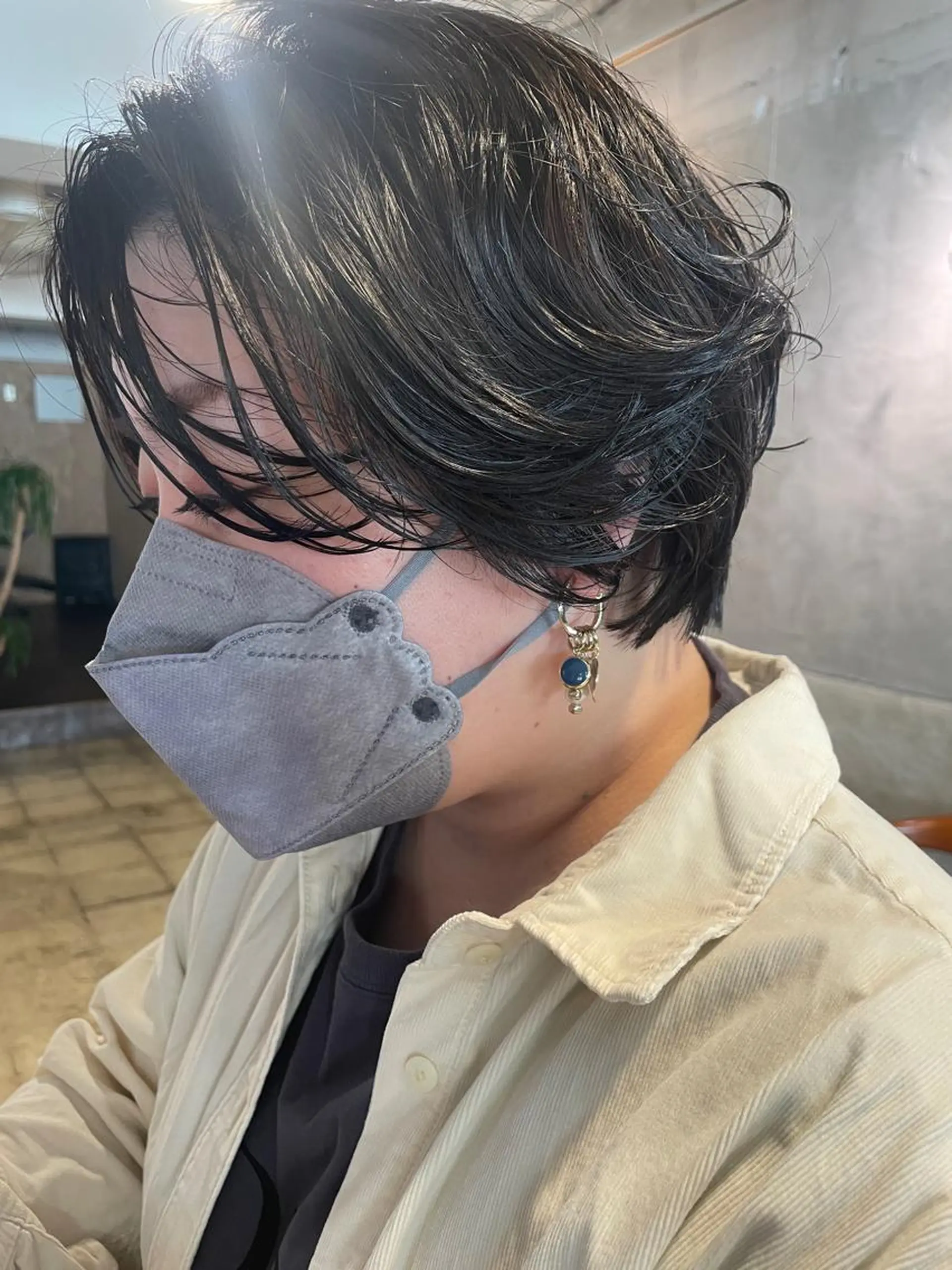 ショート カット パーマ トリートメント さの あやねのヘアスタイル
