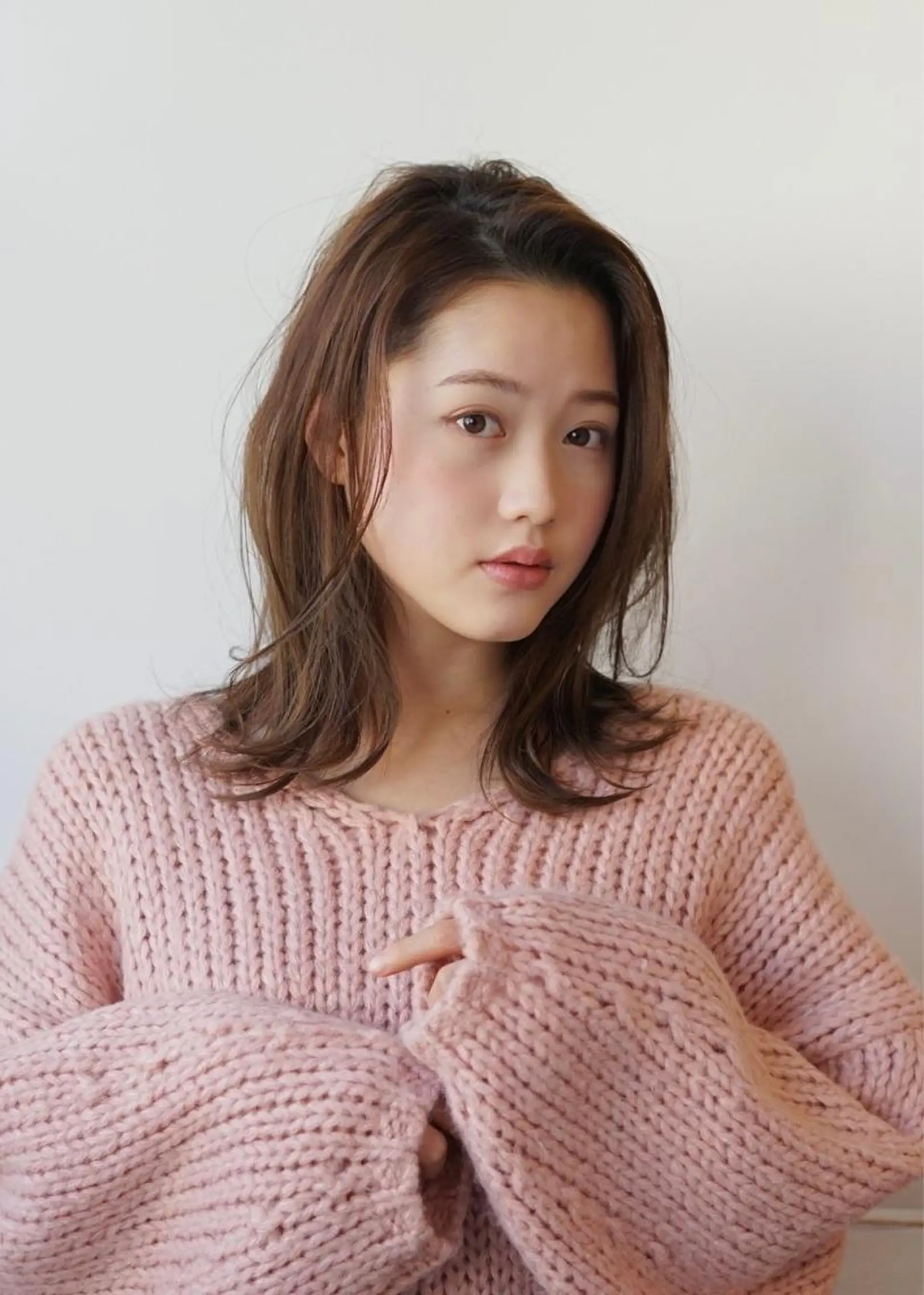 ミディアム ヘアカラー トリートメント 骨格/顔タイプ/ パーソナルカラー菅原のヘアスタイル