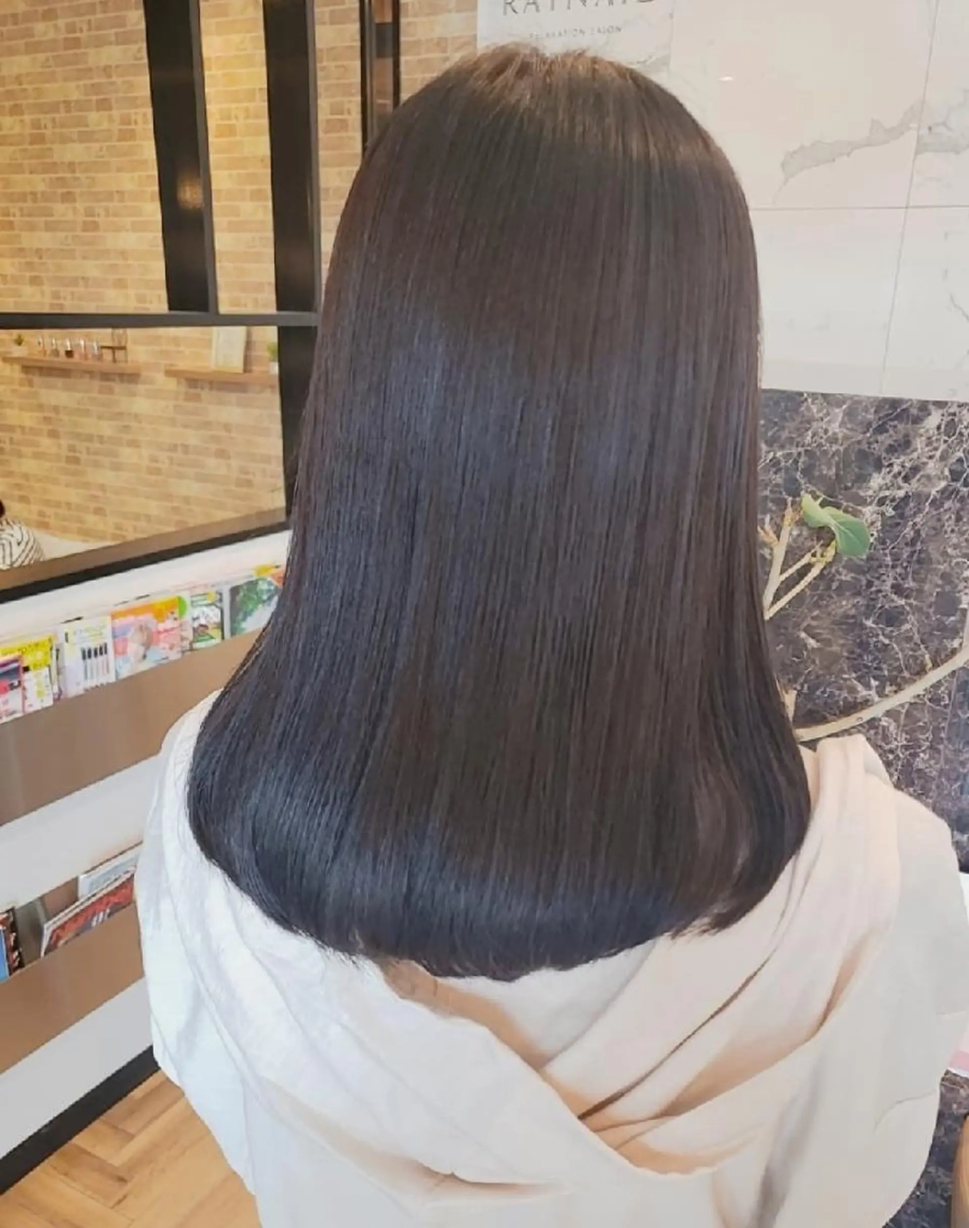 セミロング ma cherie 三浦直美のヘアスタイル
