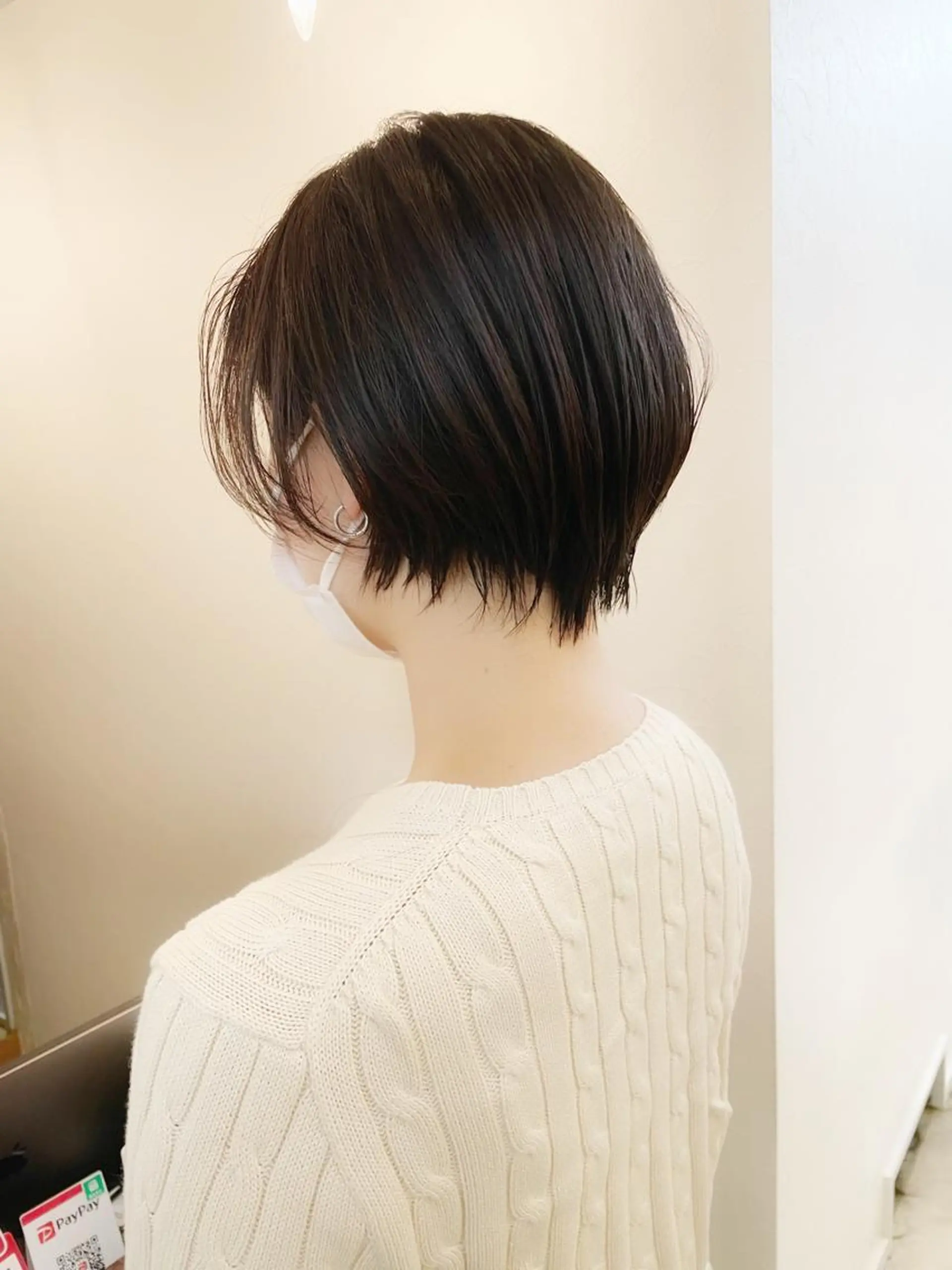 ショート 丸みショート くびれヘア くせ毛 ミセス ショートヘア カット newline銀座所属・銀座ショート/ 大人ショート/金子涼のヘアスタイル