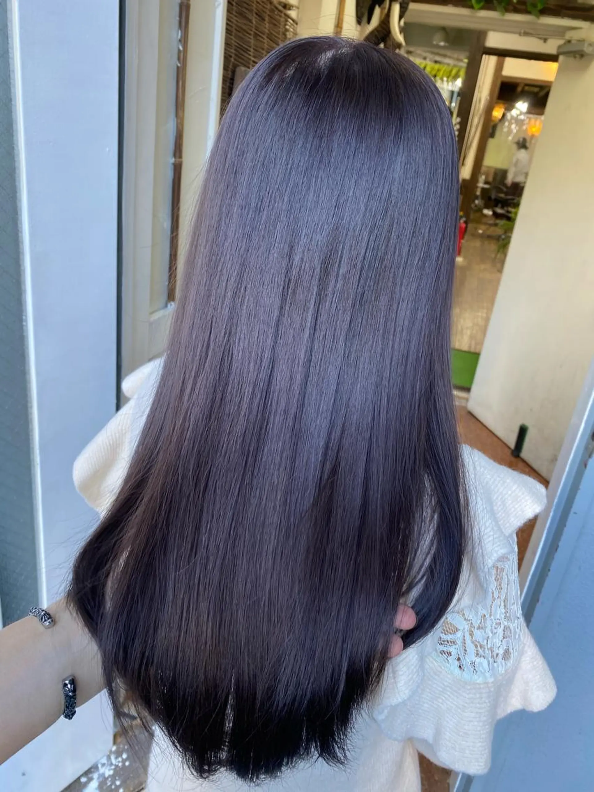 ロング カラー レイヤーカットモデル ショートカット/颯大のヘアスタイル