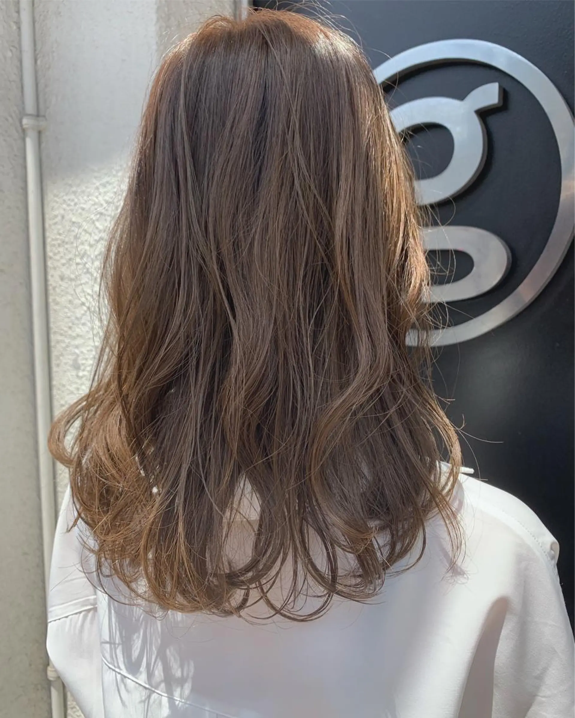 セミロング カラー カット ヘアカラー トリートメント 萌花 moeka /韓国/レイヤーのヘアスタイル