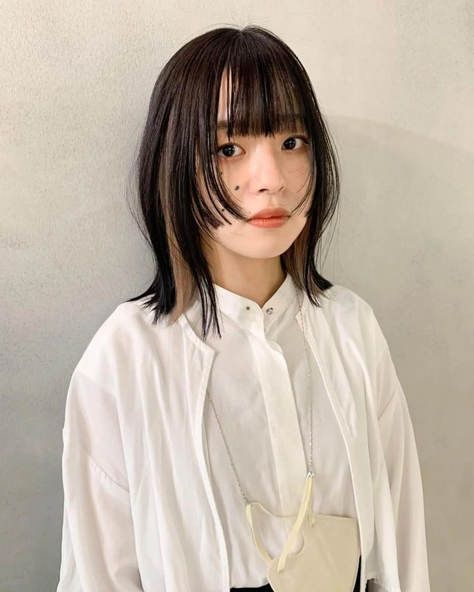 カラー ブリーチ、髪質改善 Noe心斎橋店のヘアスタイル