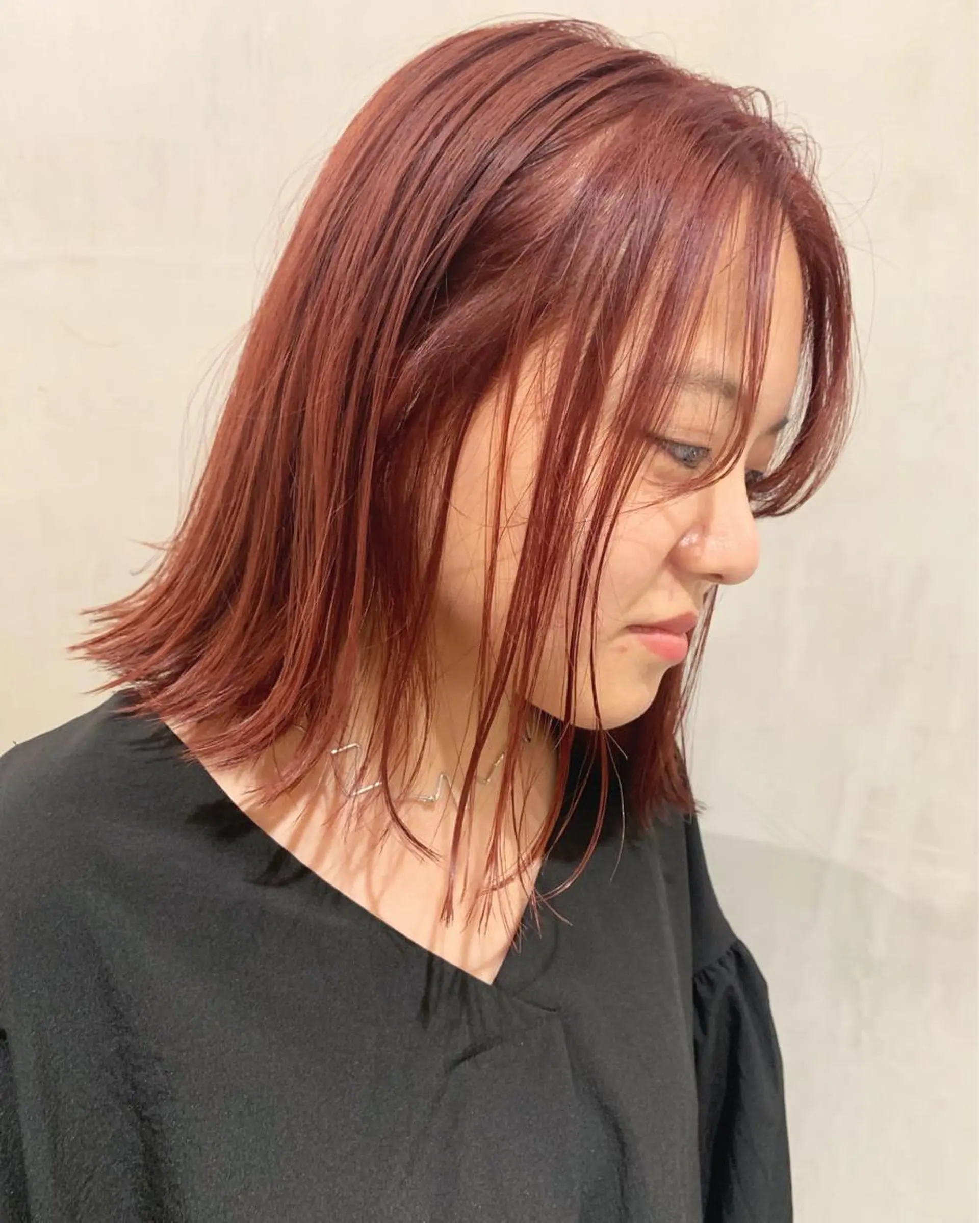 ミディアム カラー ヘアカラー トリートメント 優 作のヘアスタイル