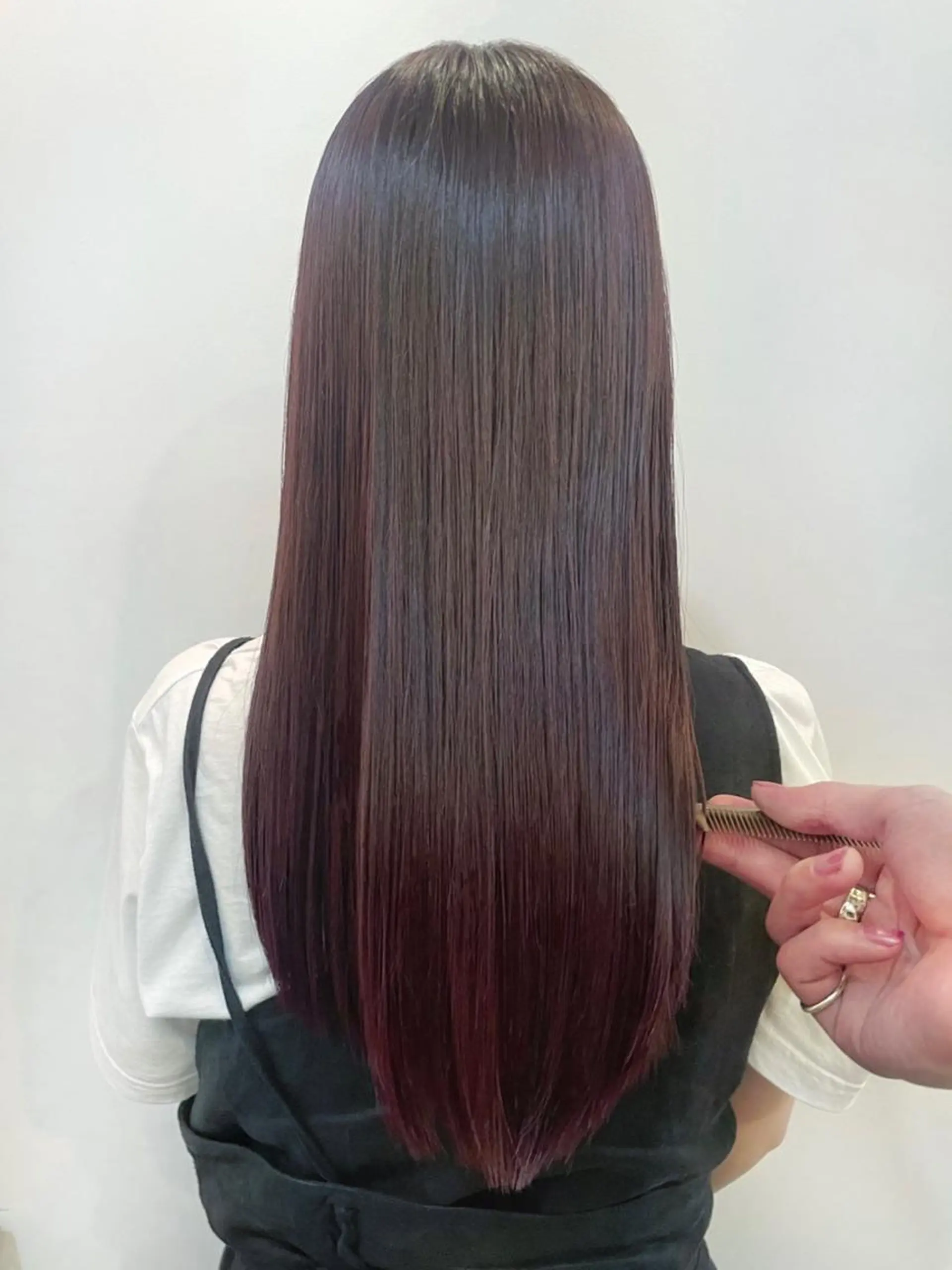 ロング カラー レッドカラー カット トリートメント HIROKI ” stylistのヘアスタイル