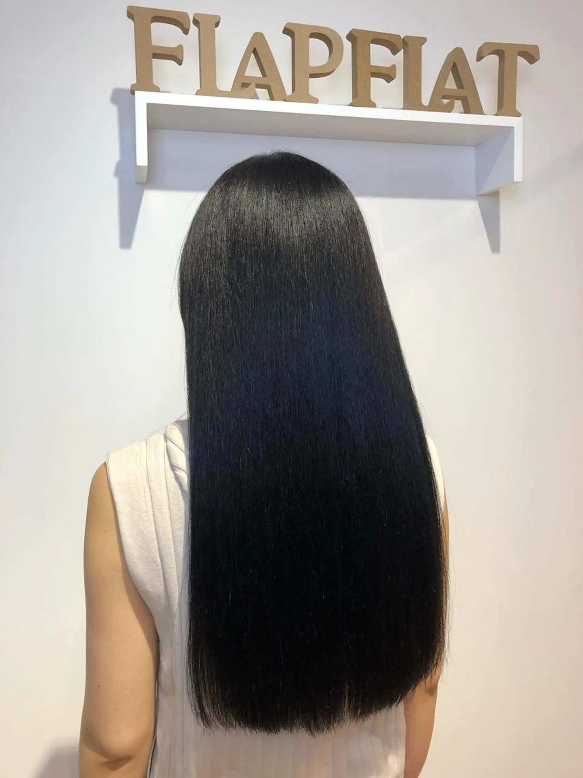 ロング カラー カット ヘアカラー トリートメント 青野 文香のヘアスタイル