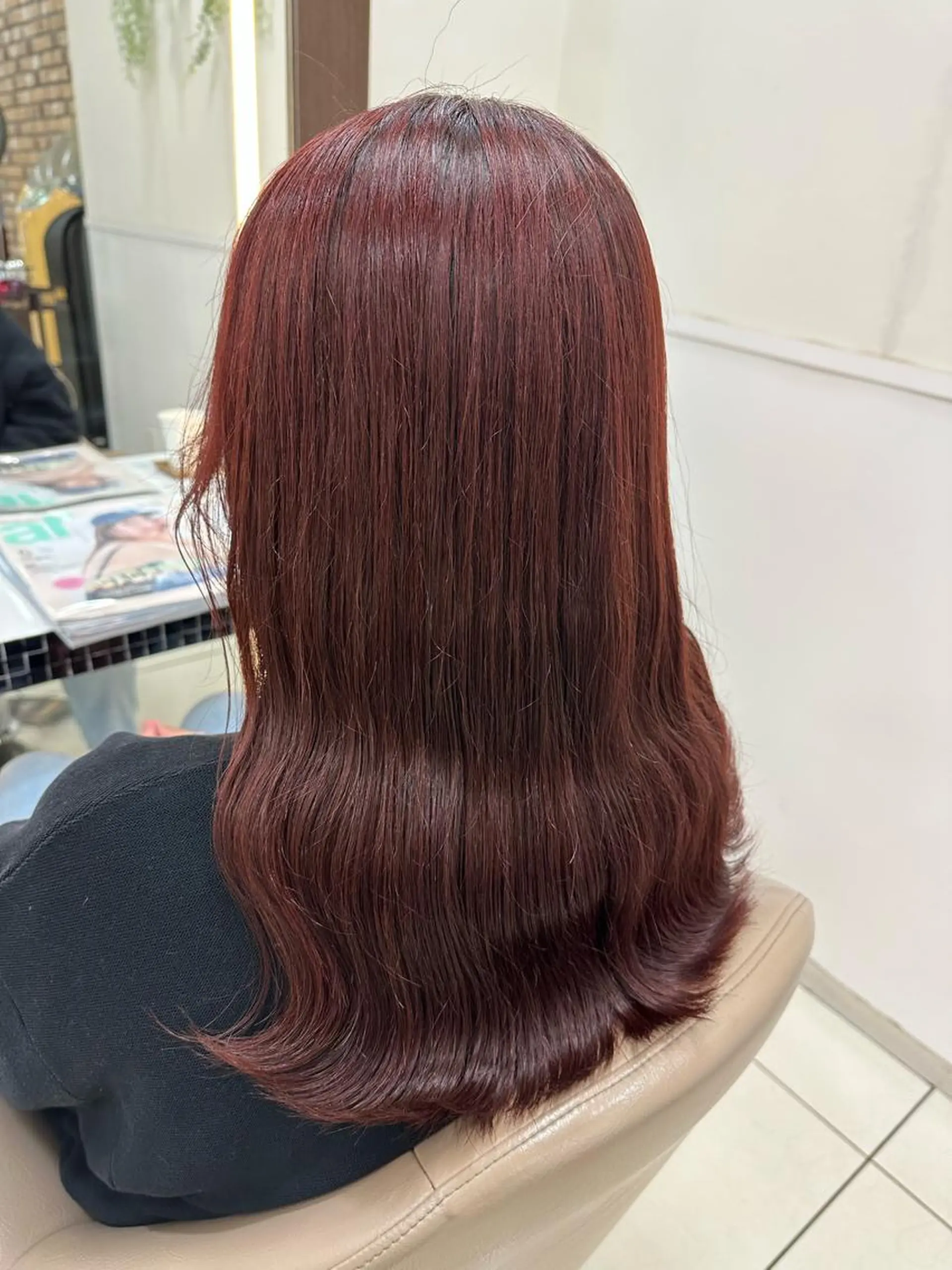 セミロング すぐ予約OK💕 シールエクステのヘアスタイル