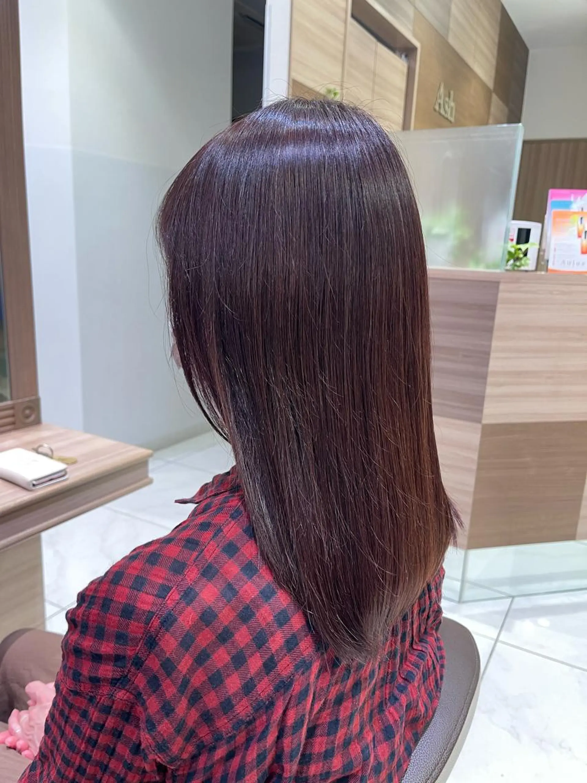 ミディアム カラー 艶カラー みゆう🎀のヘアスタイル